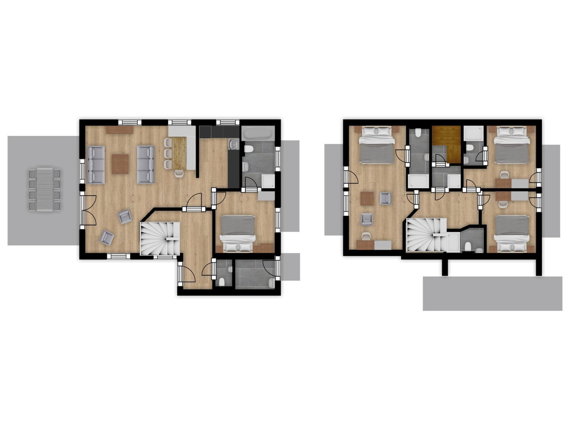 8-persoons luxe chalet met privézwembad in Obertraun - foto 27