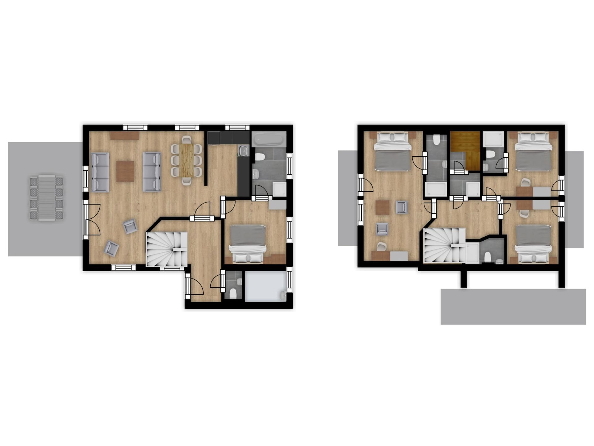 10-persoons luxe chalet in Obertraun aan de piste en het meer - foto 26