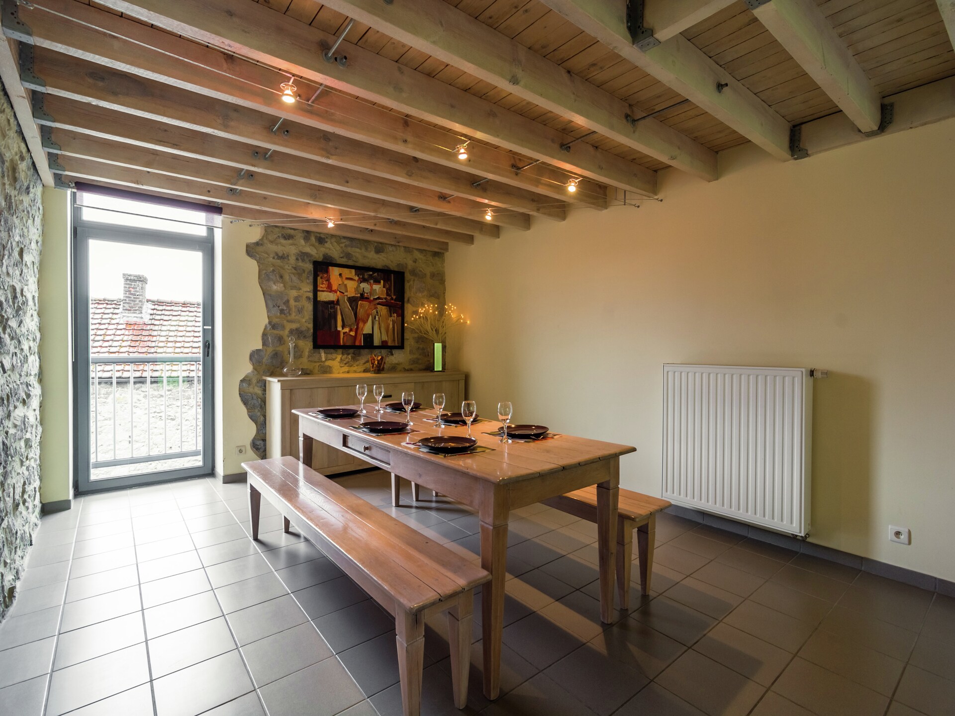 8-persoons landhuis met open keuken en terras in Soumoy - foto 10