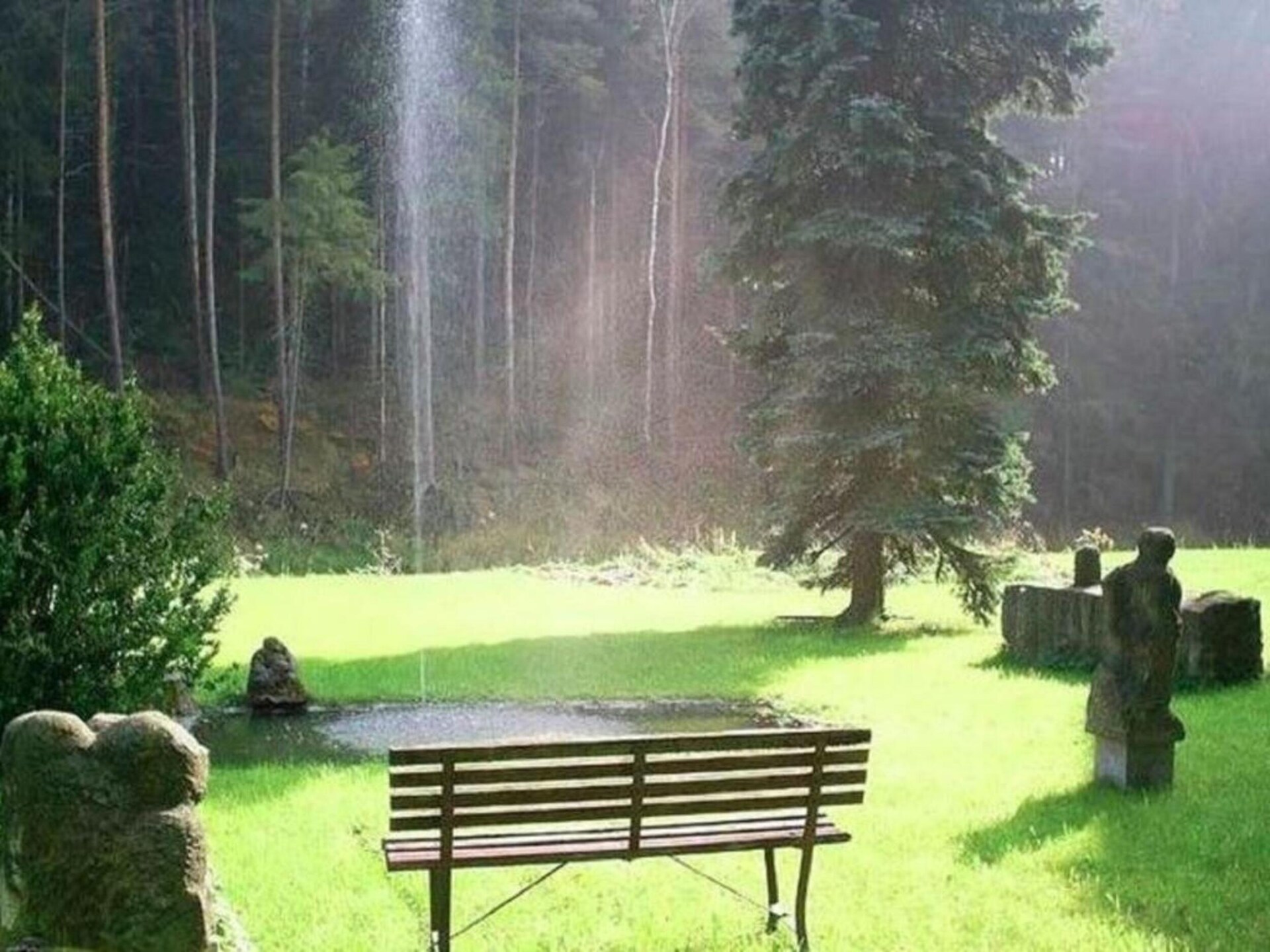Ruim vakantiehuis voor 5 in het bosrijke Ertsgebergte met terras - foto 22