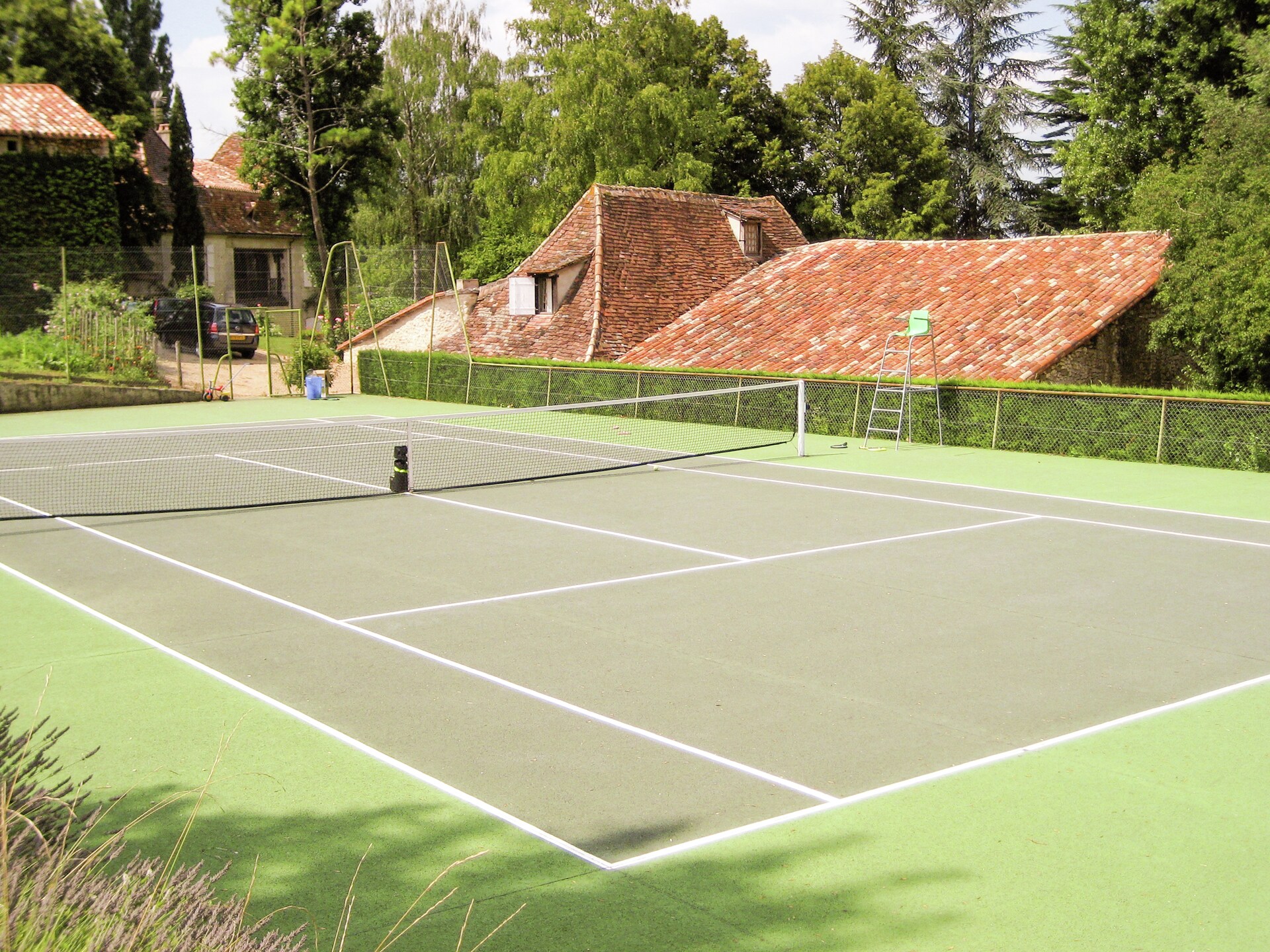 Imposant 17e-eeuws landhuis voor 16 personen met zwembad en tennisbaan bij Sourzac - foto 9