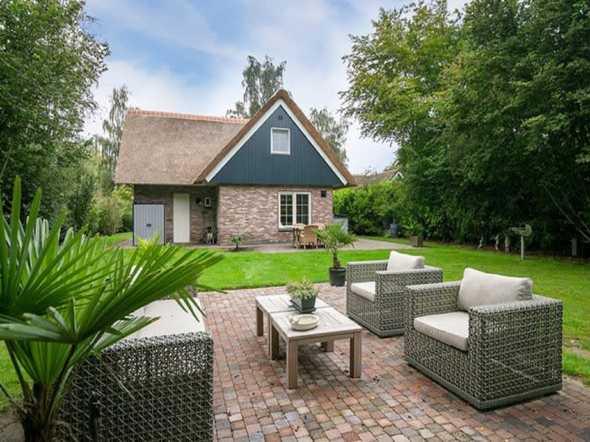 Vrijstaande villa met rieten dak op Villapark De Weerribben - foto 6