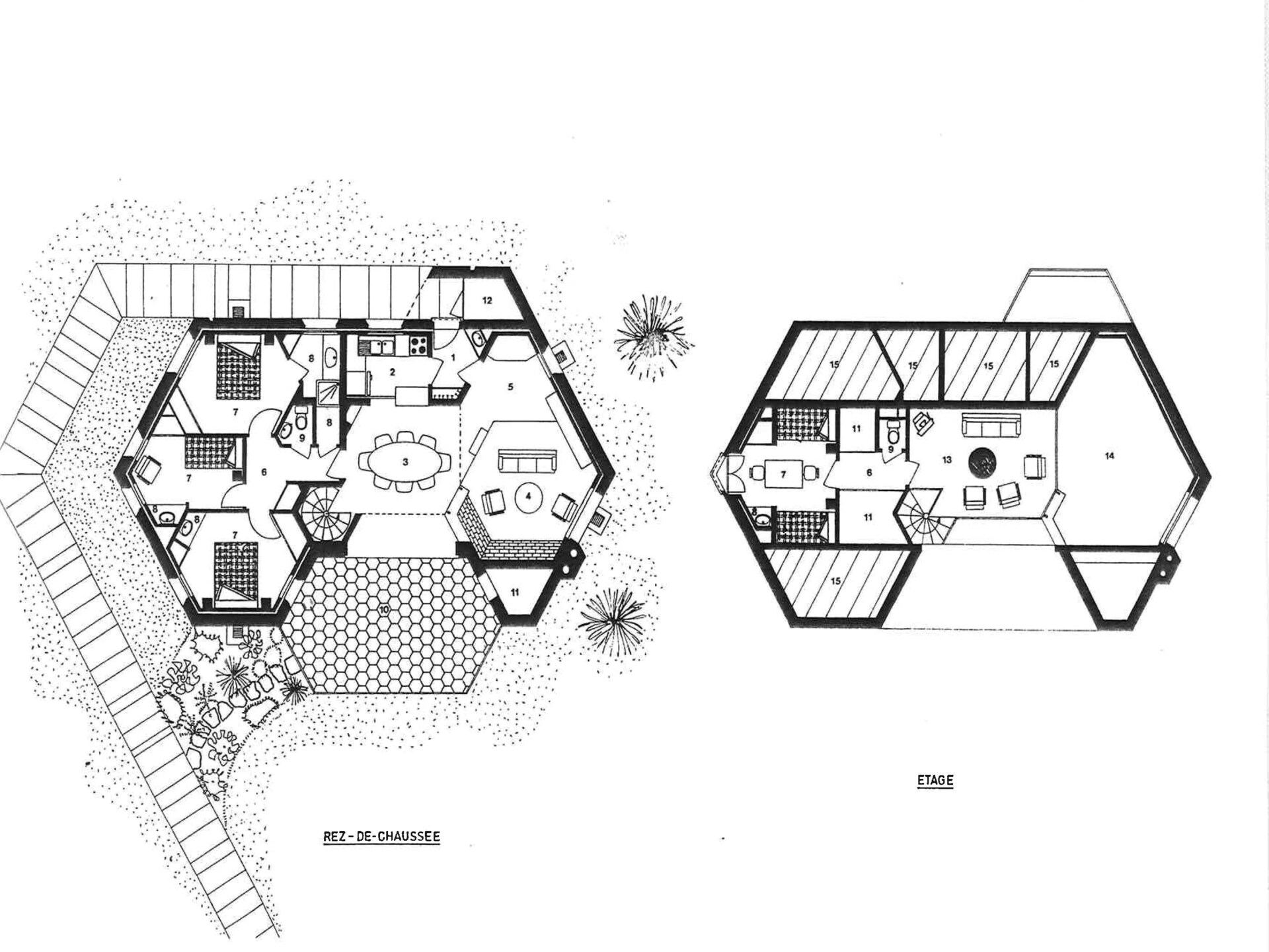 Uniek architectuurhuis Hexagone in Stoumont voor 7 personen - foto 39