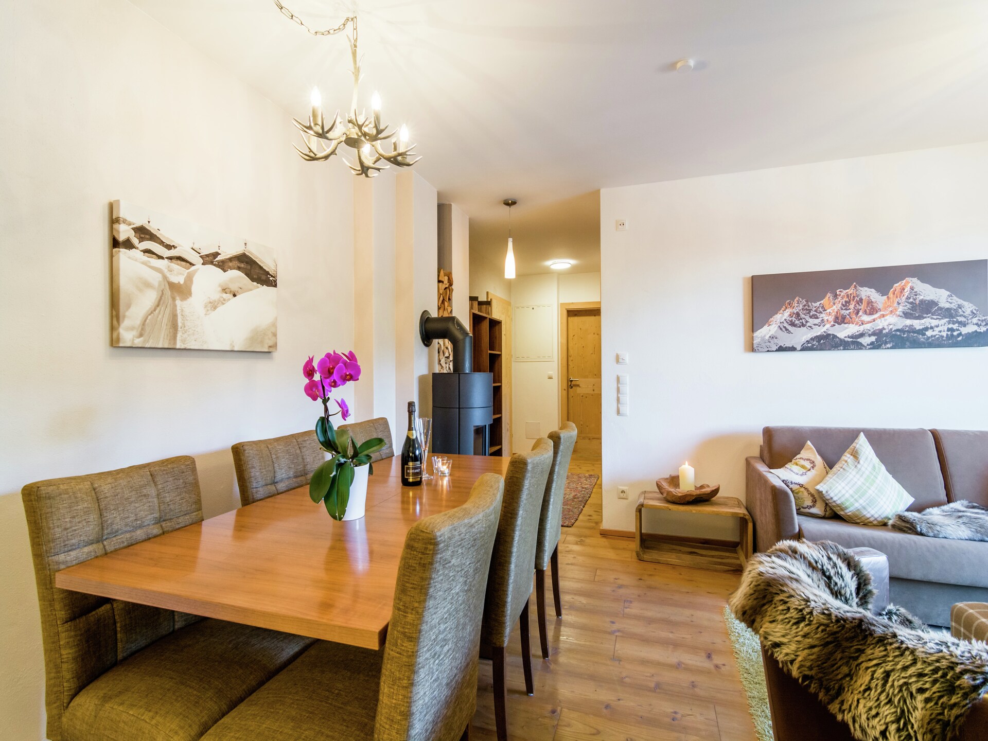Panorama Chalet 9: Ski-in/ski-out appartement aan de piste in Mittersill - foto 13