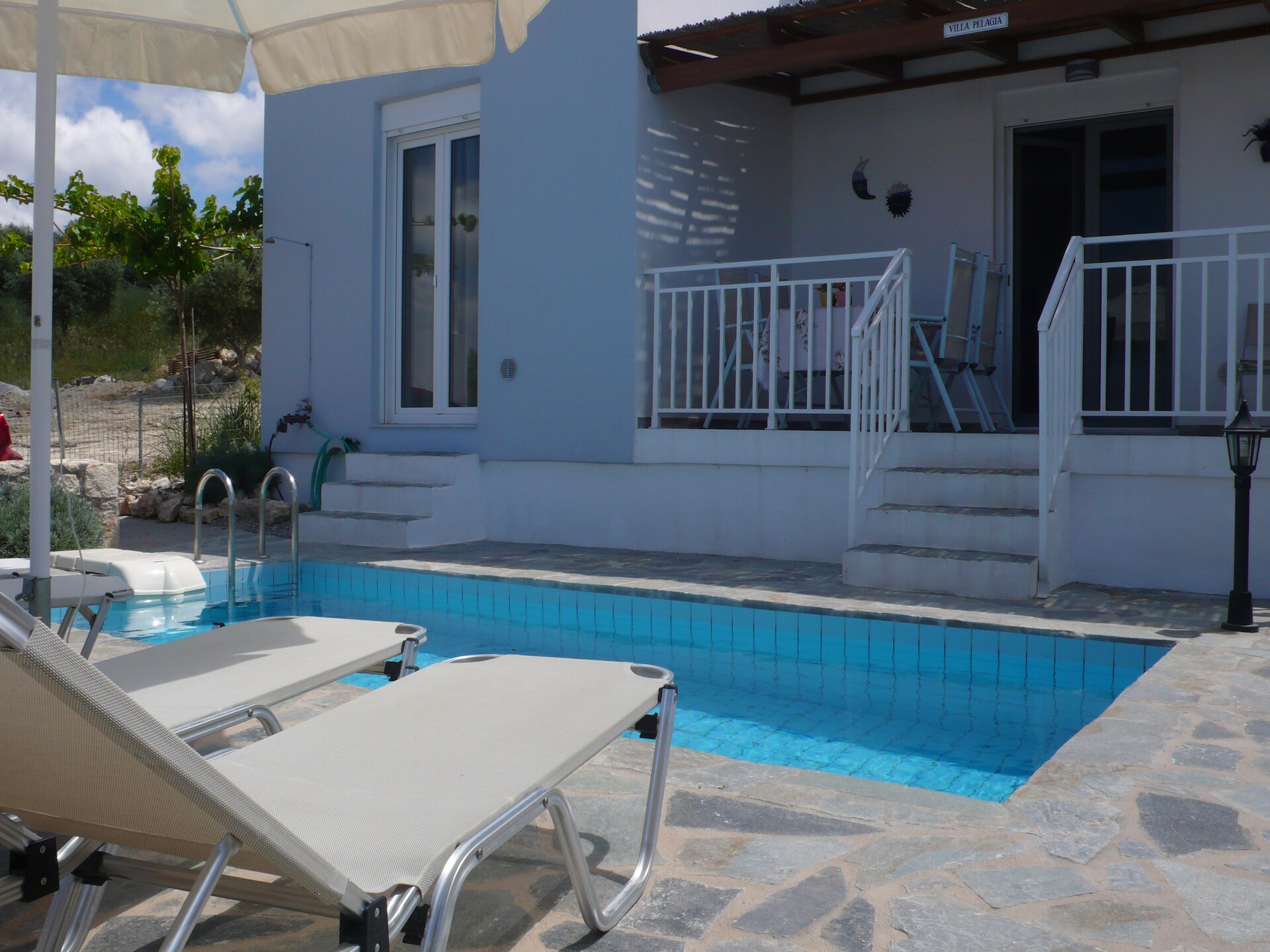 Stijlvolle villa met privézwembad en weids zeezicht in Loutra, Rethymnon - foto 1