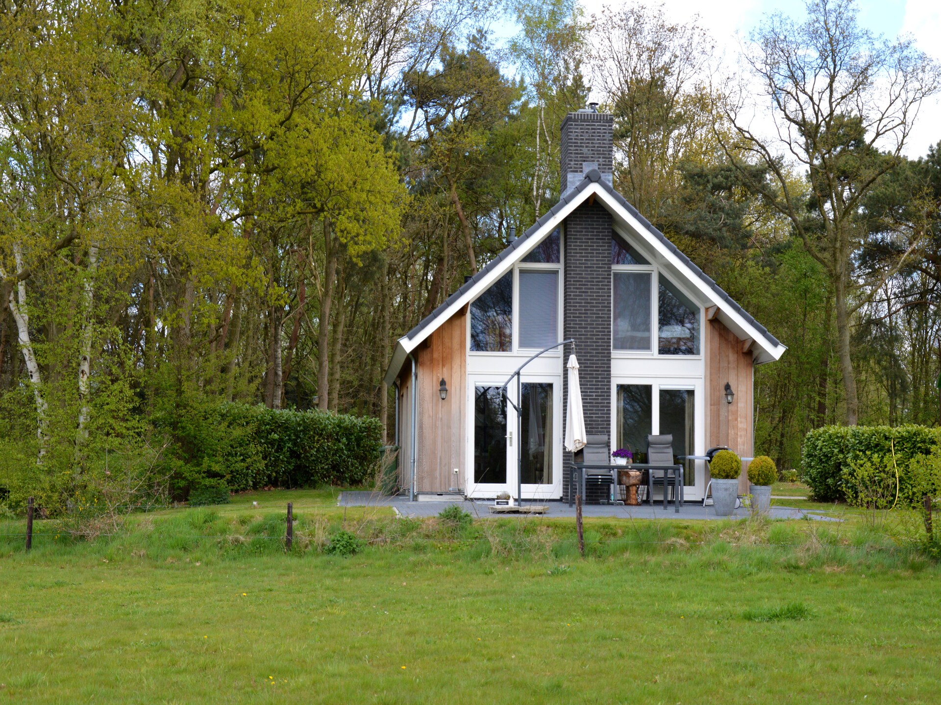 Veldzicht: Luxe wellnesschalet in bosrijk Twente voor 6 personen - foto 7