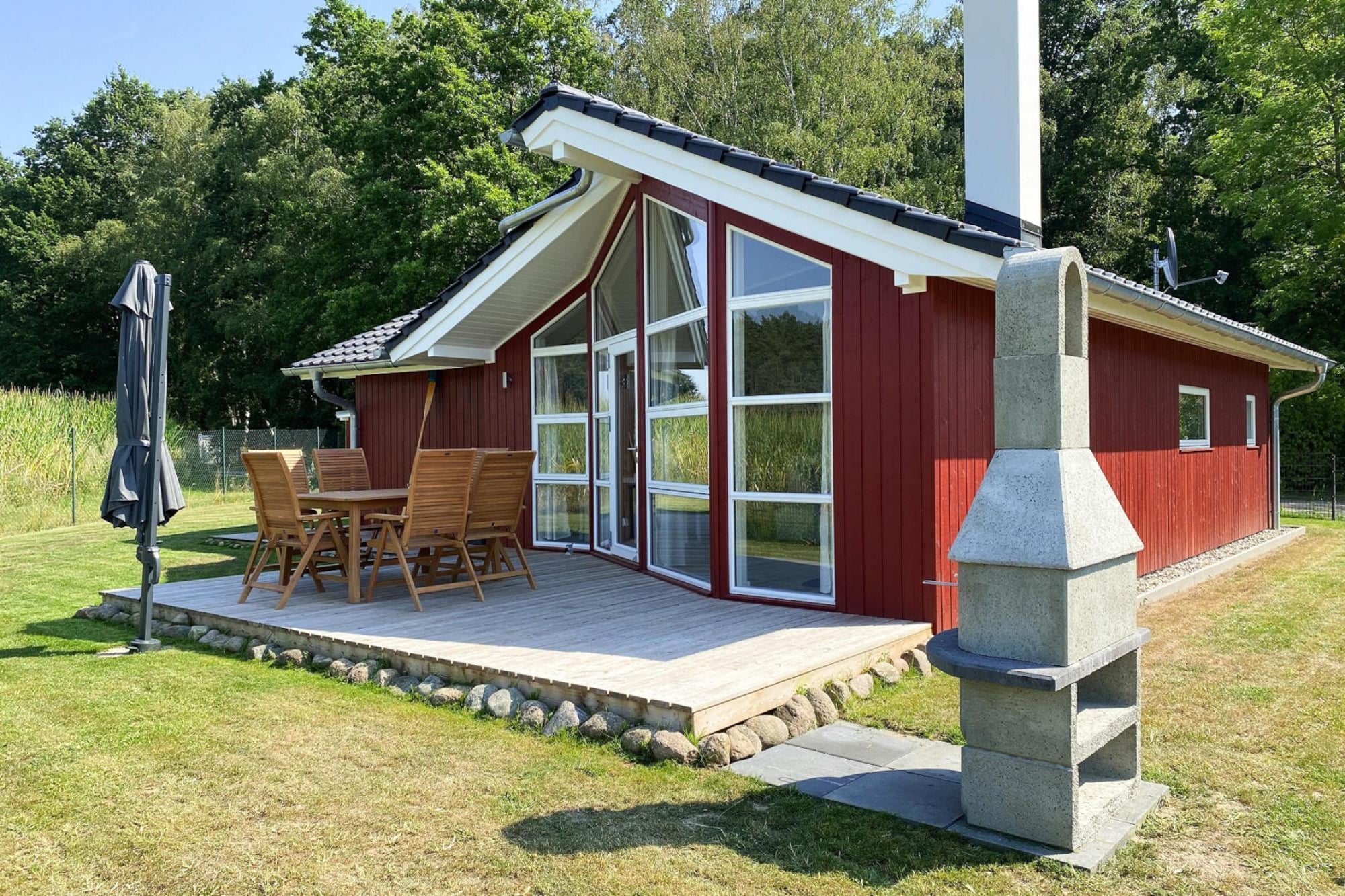 Vakantiehuis Larsson met sauna aan de Dümmersee