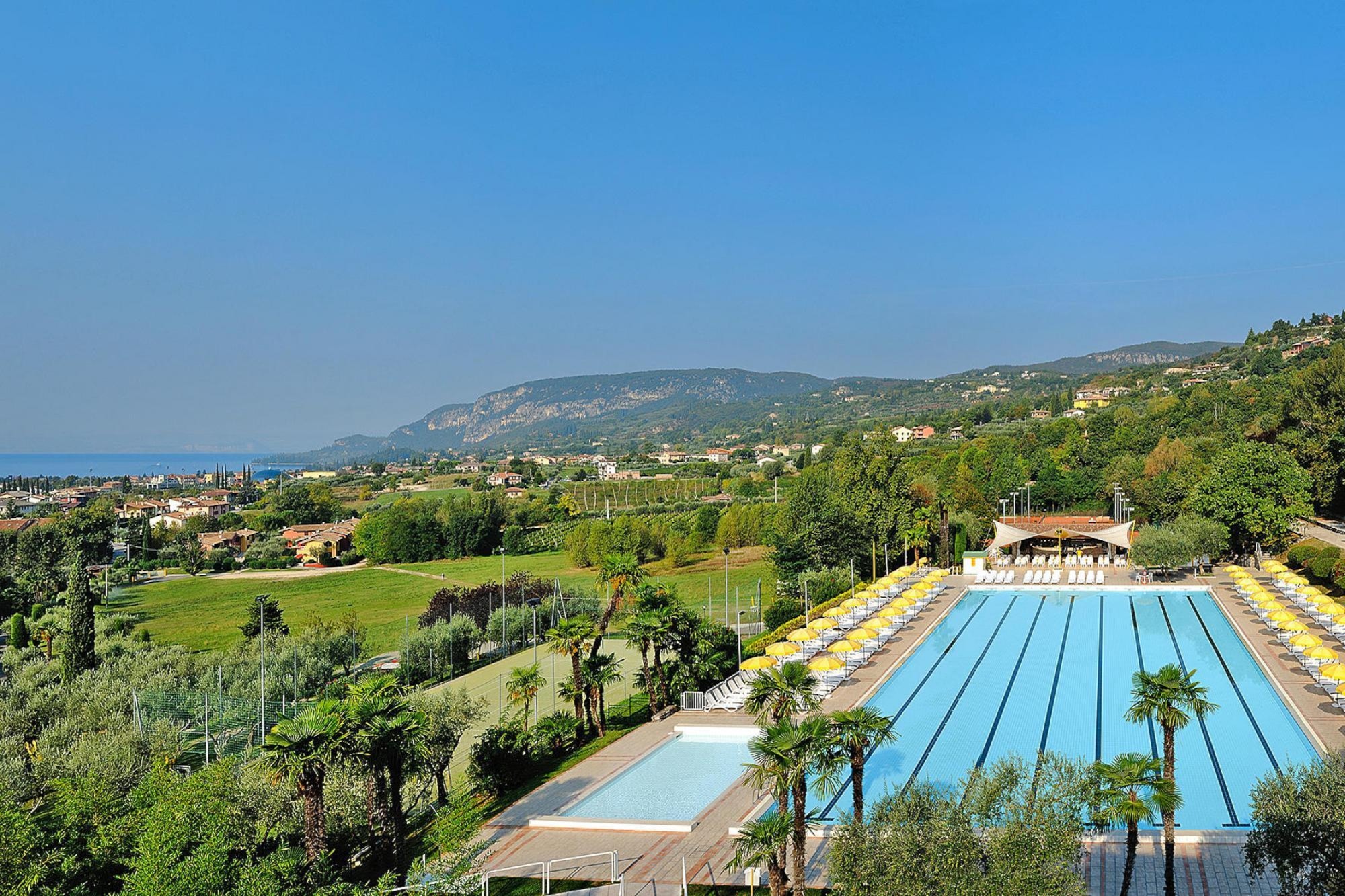 Appartementen Poiano in Garda met zwembad
