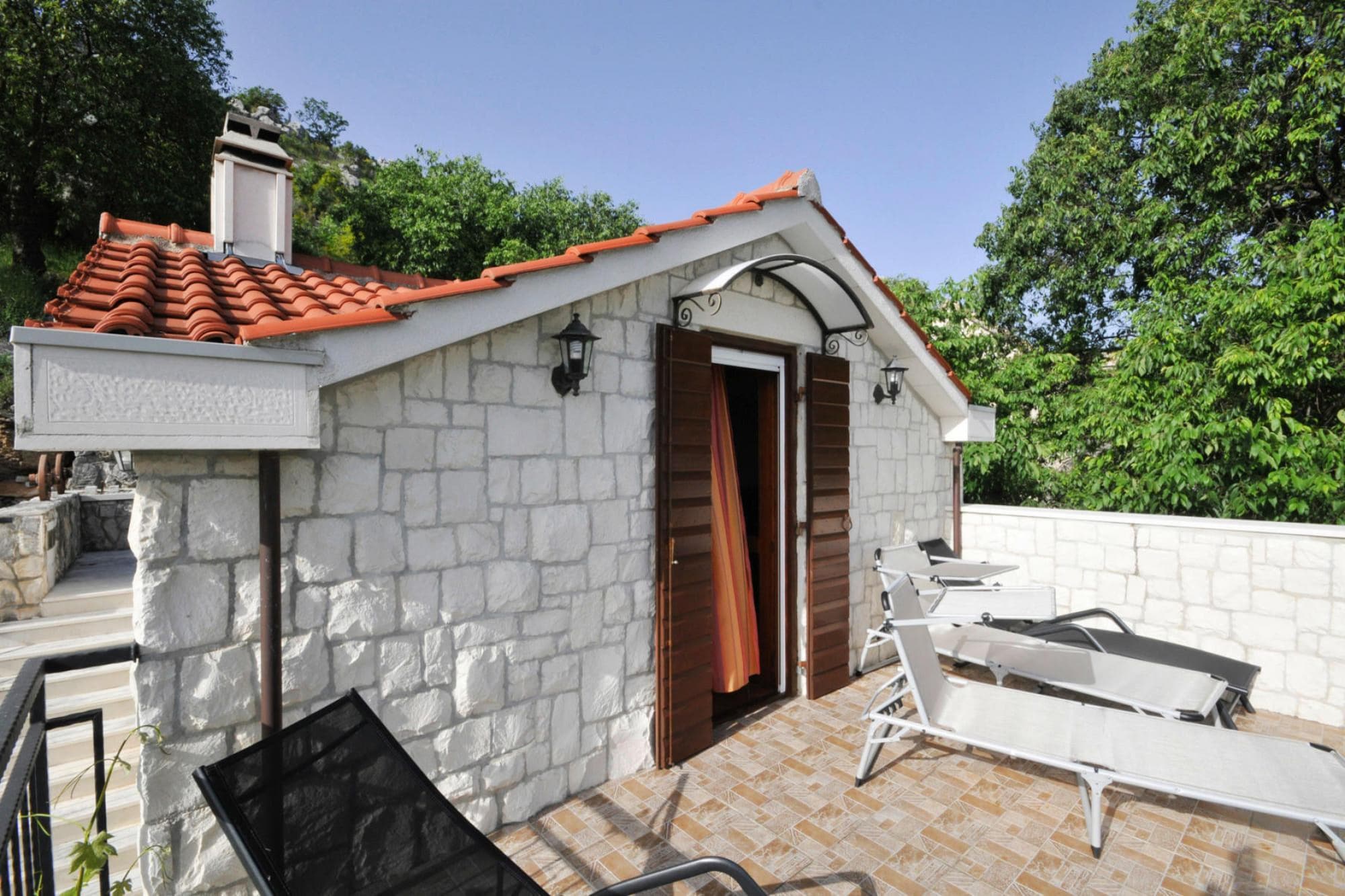 Ferienhaus Barada in Seget Donji, in Panoramalage