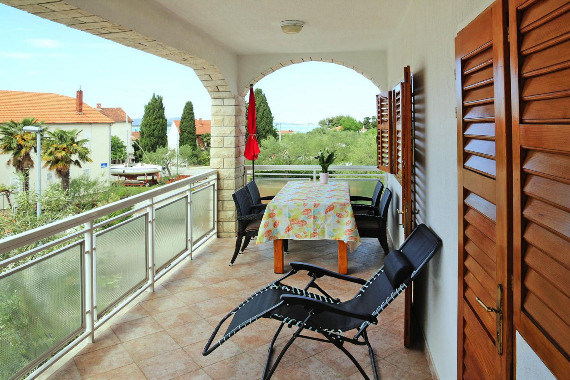 Apartmá Apartments Adelheid, Biograd-Typ A5A im EG, ca. 60