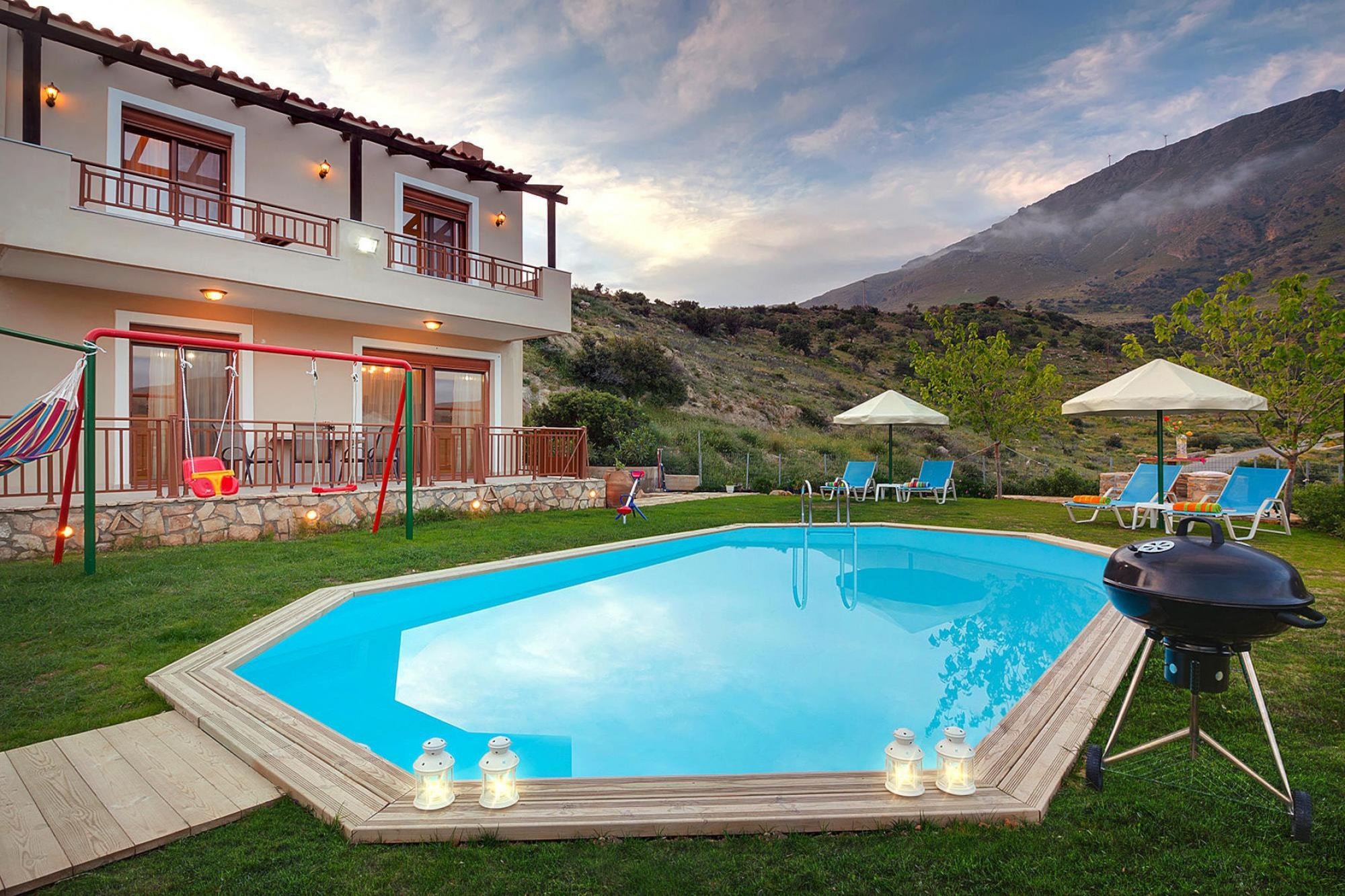 Villa mit Privatpool in Triopetra