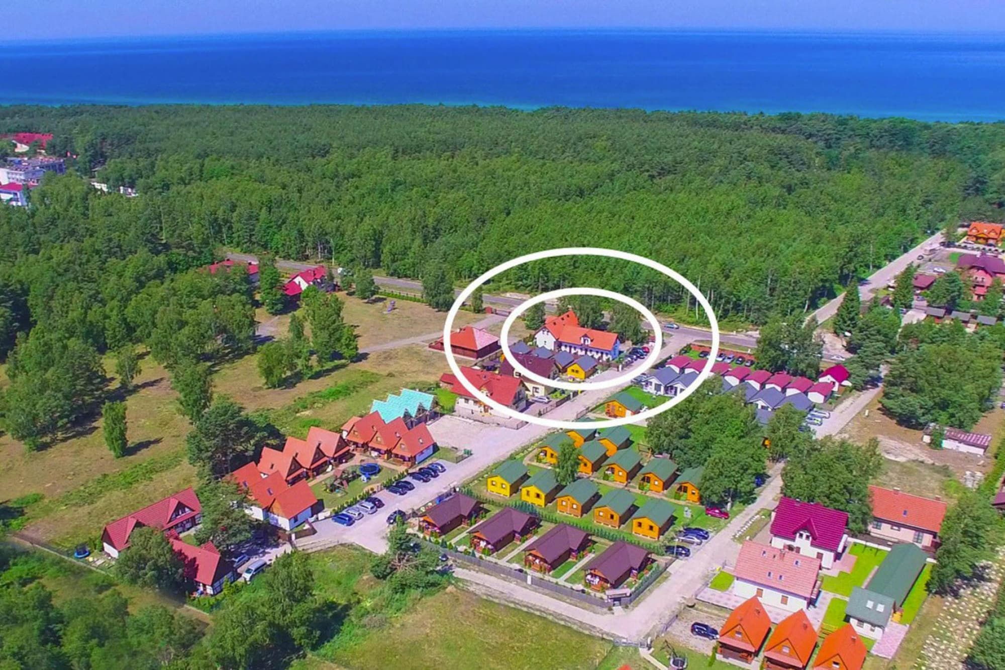   Szeregowe piętrowe domy wakacyjne Bobolin