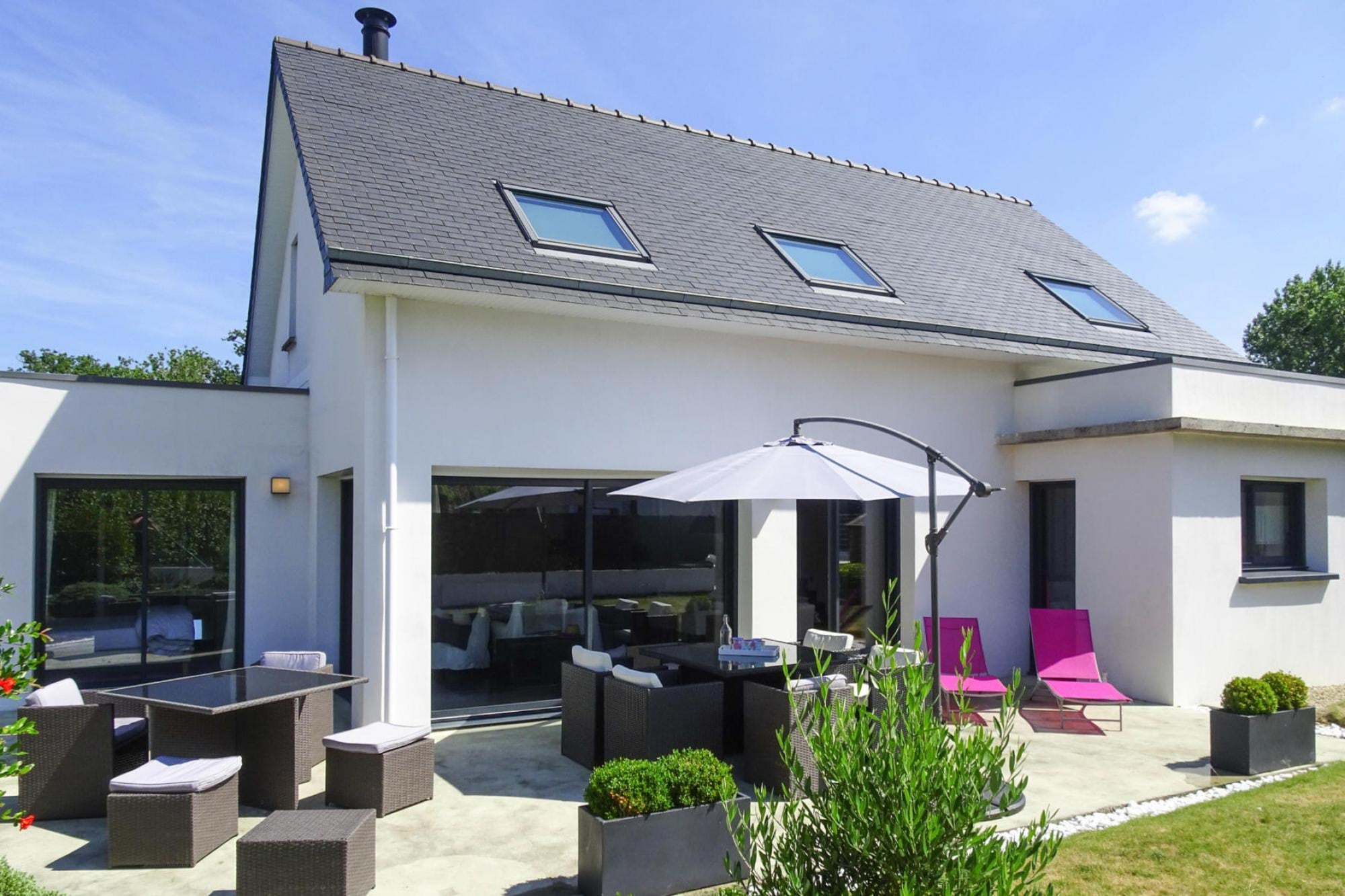 Modernes Ferienhaus in ruhiger Lage in Bénodet