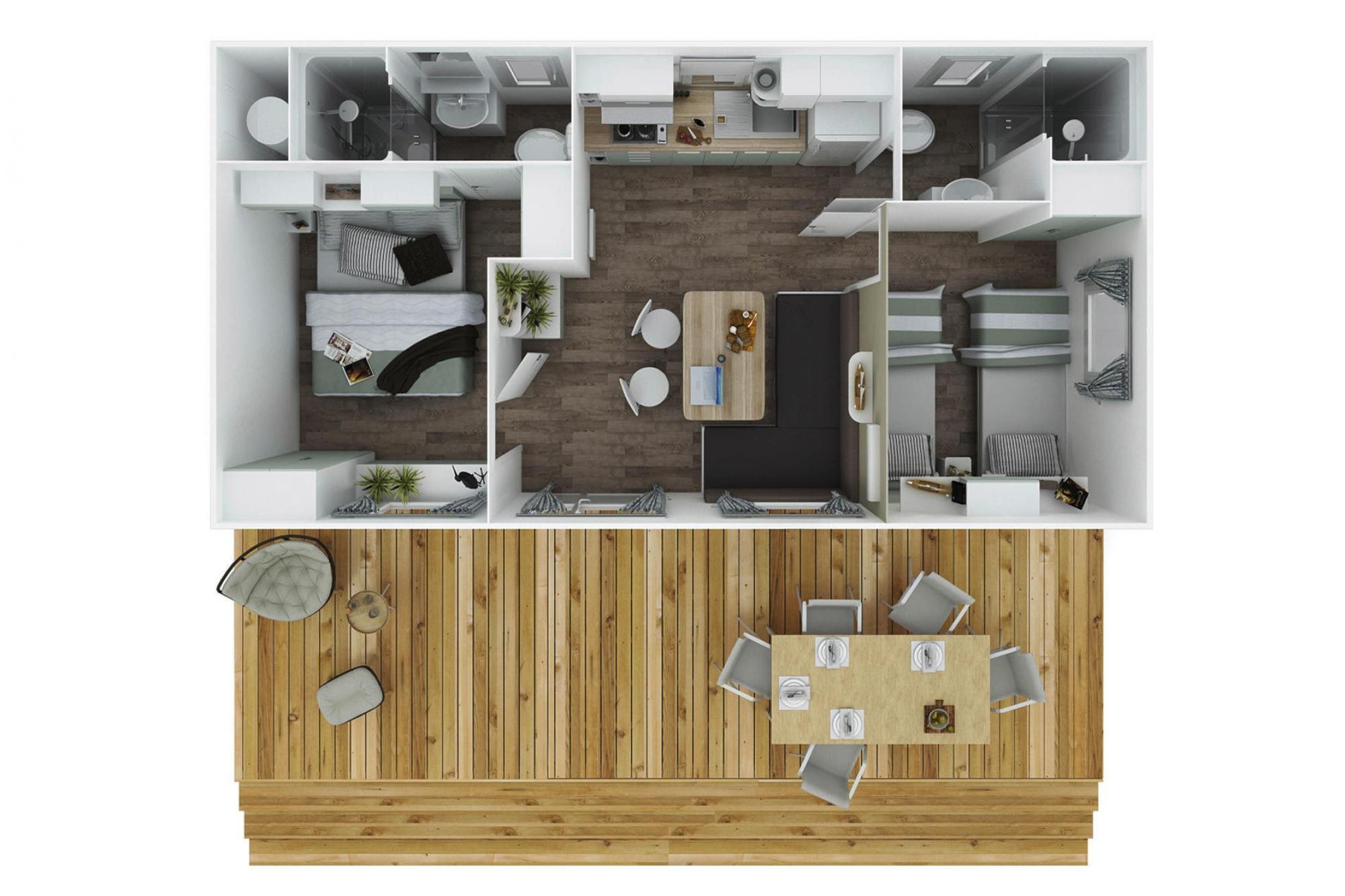 Apartmá Mobile Homes in Camping Park Soline - Biograd - Ty