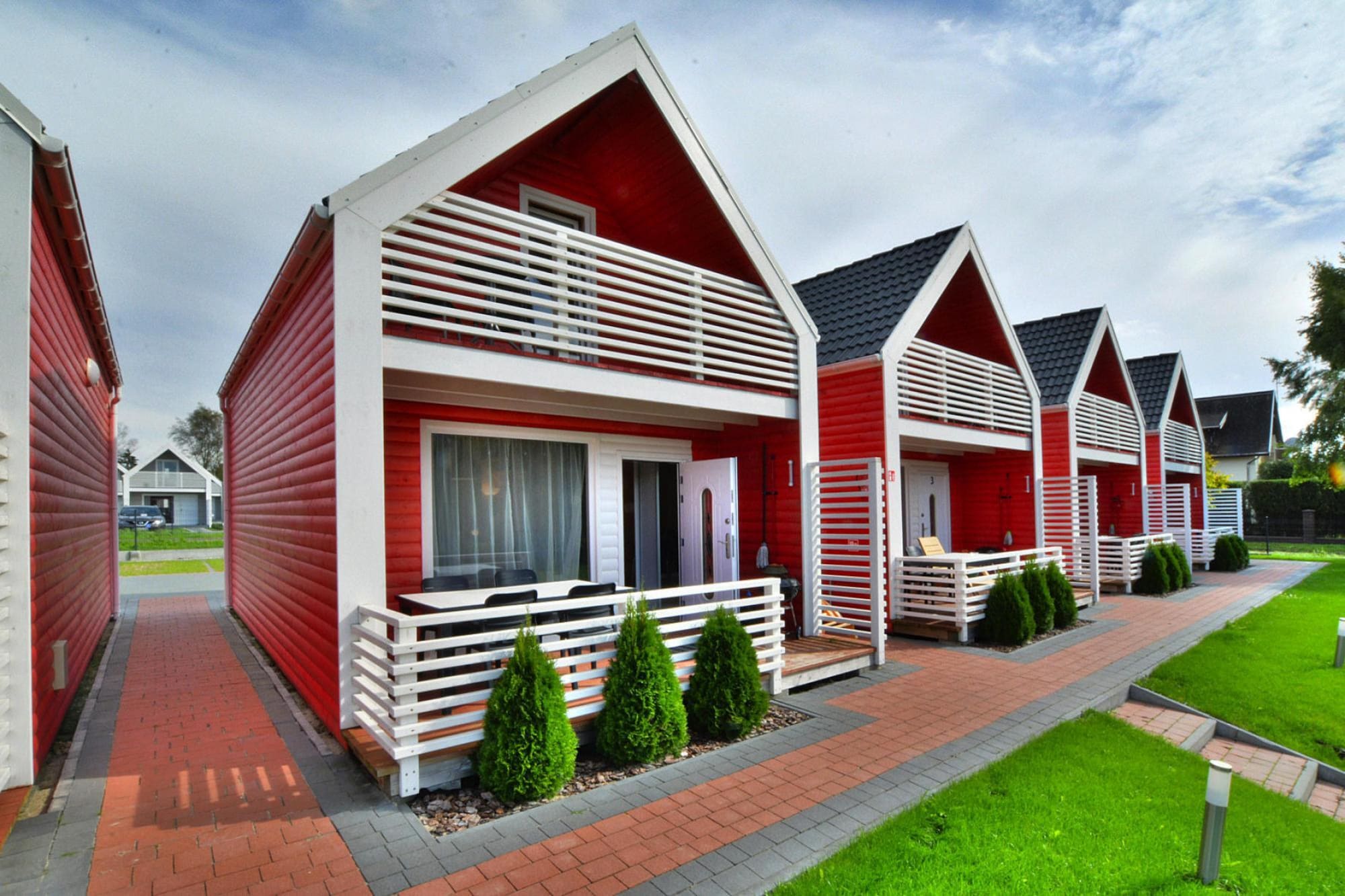 Comfortabele huisjes vlakbij het strand