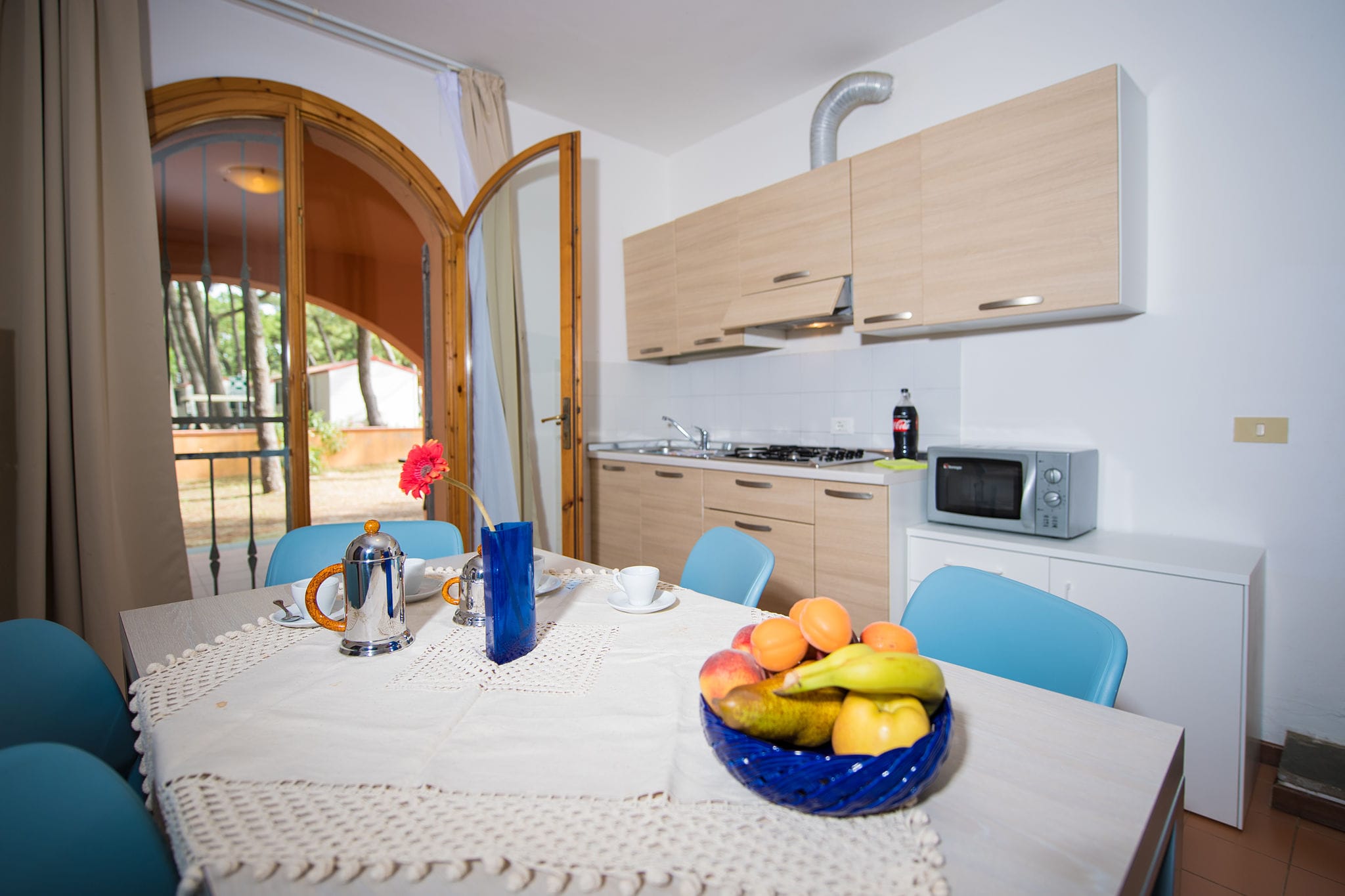 Spacious bungalow within the campsite located on the Adriatic coast