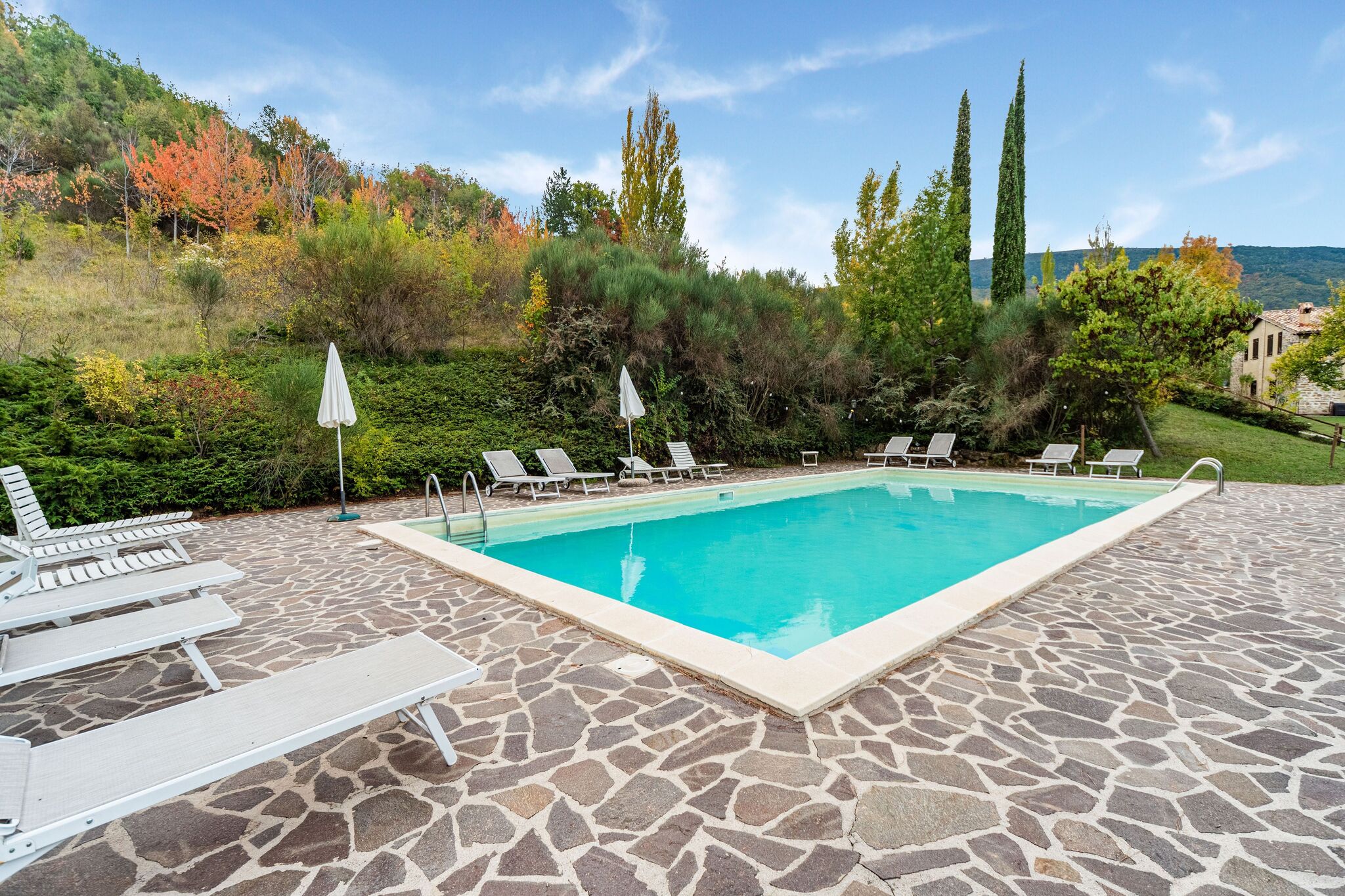 Valley-View Apartment in Assisi with Swimming Pool