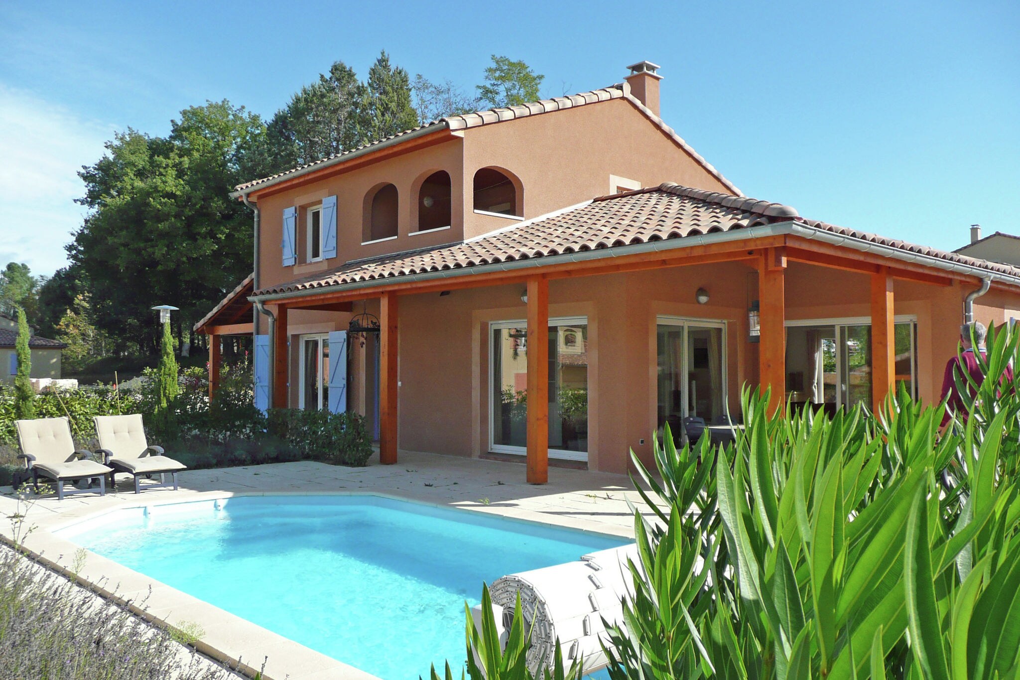 Moderne villa in Vallon-Pont-d'Arc met een privézwembad