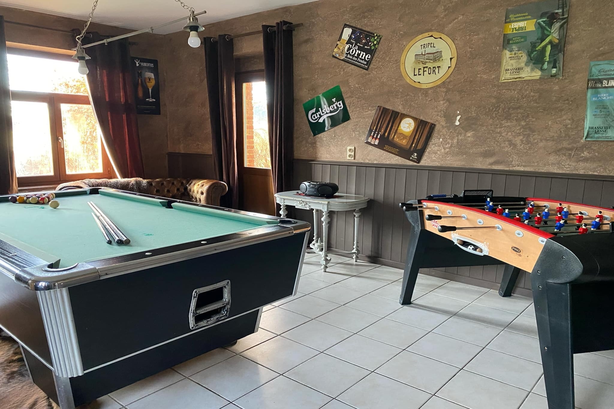 La Ferme Tirou-Recreatieruimte