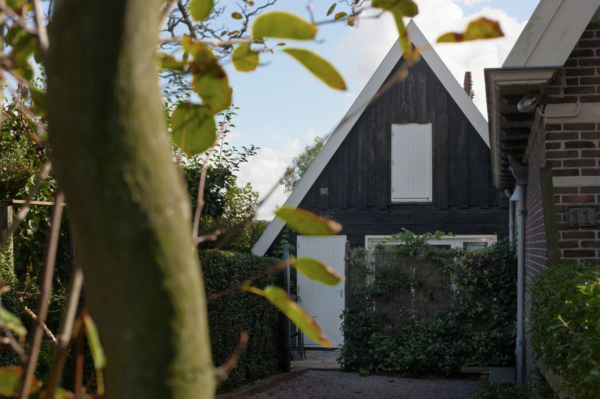 Maison moderne à Krabbendam, sur la côte hollandaise