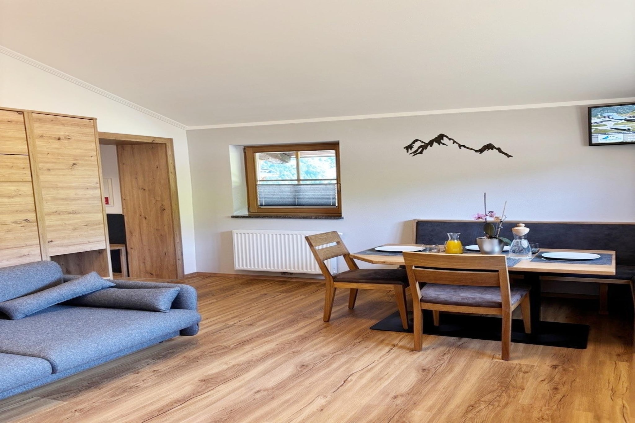 Apartment Oberaigen-Woonkamer