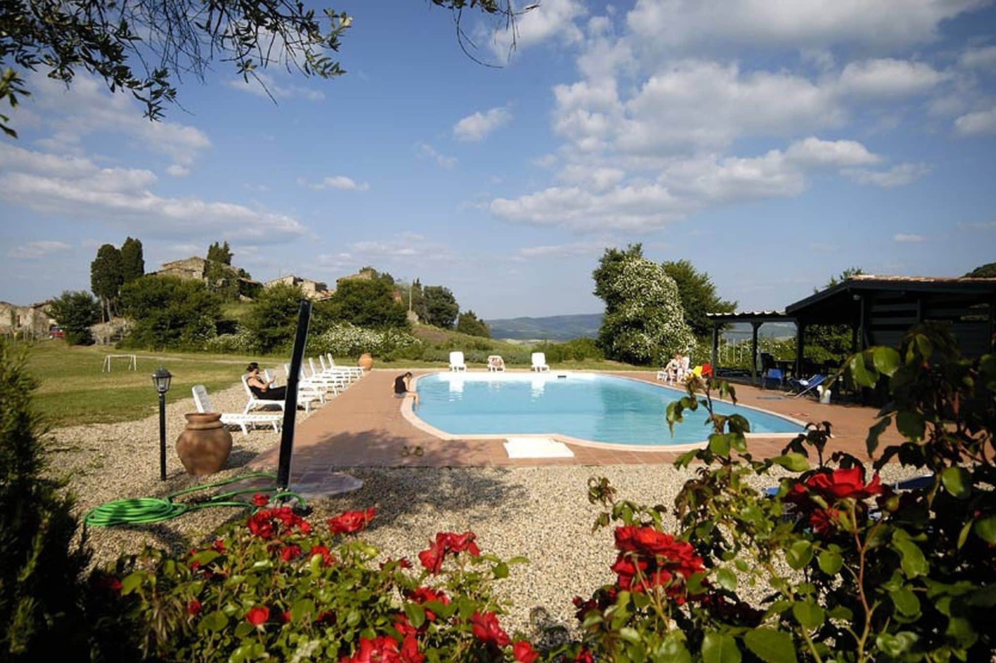 Apartment in a wonderful Agriturismo in a medieval village on the Tuscan hills