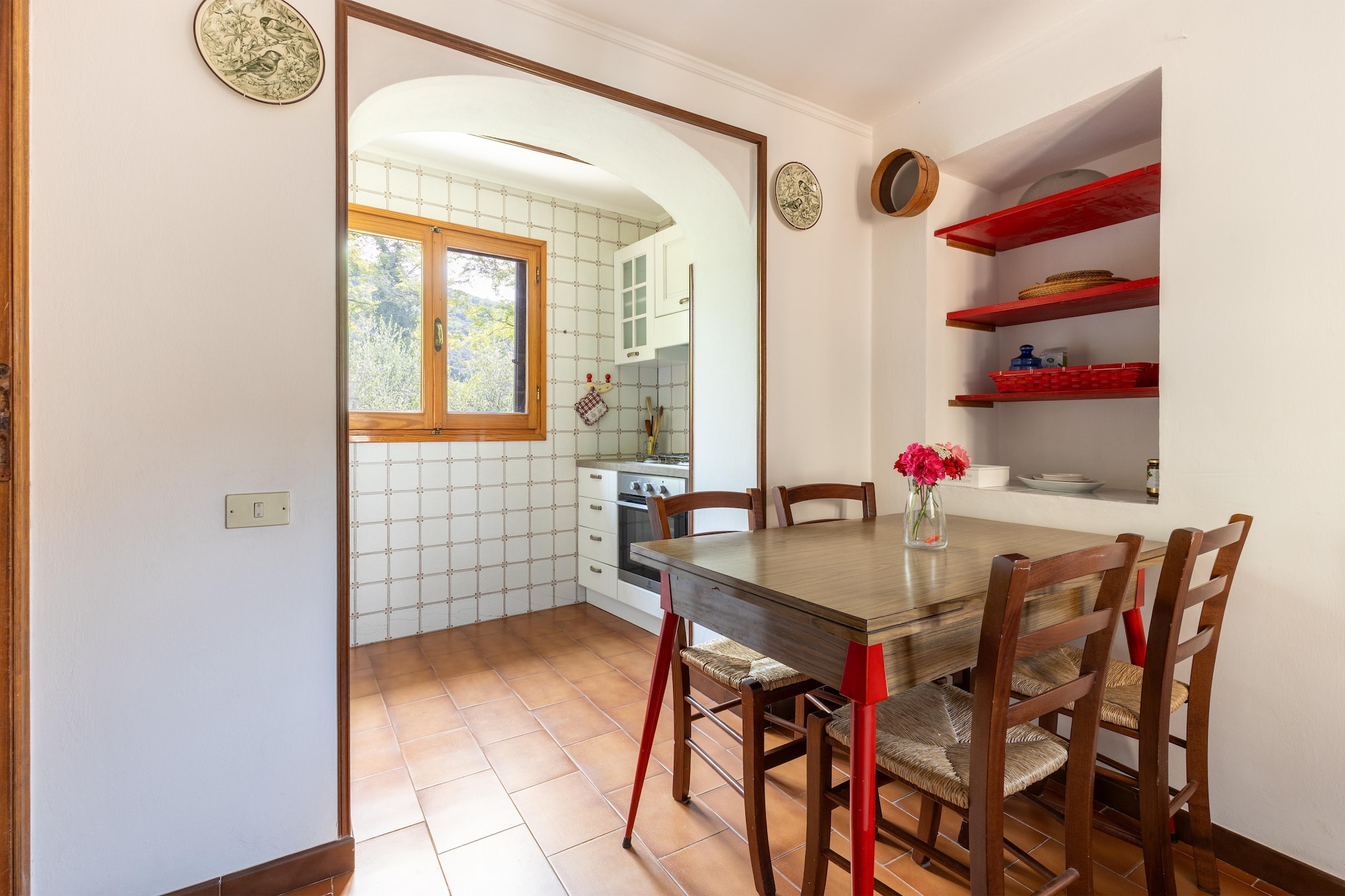 Appartamento Marliana-Eetkamer