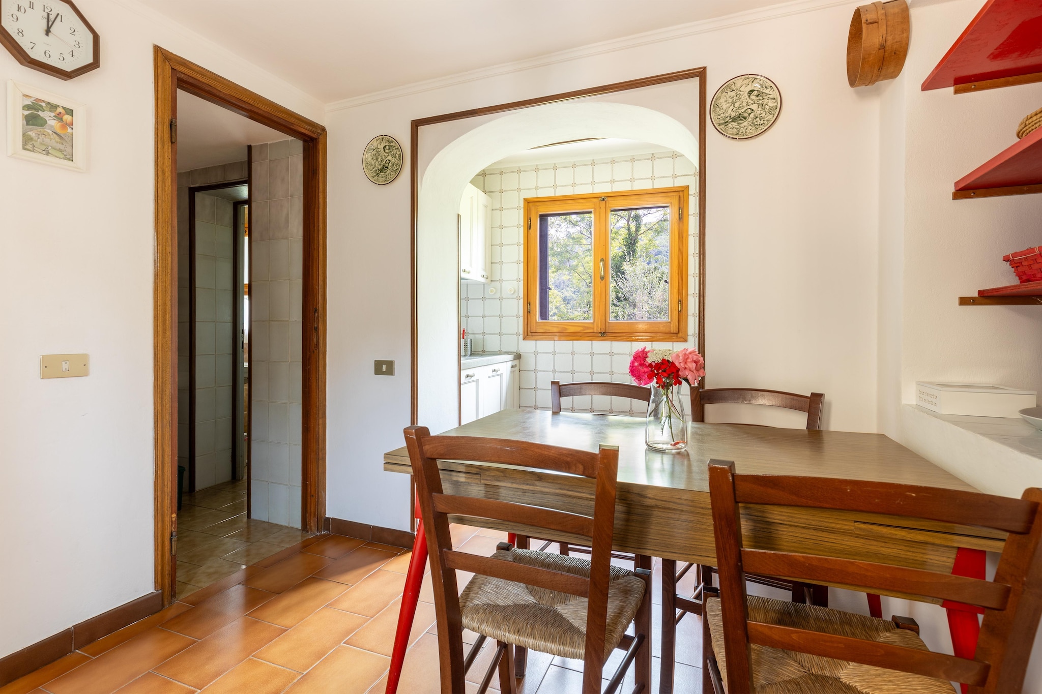 Appartamento Marliana-Eetkamer