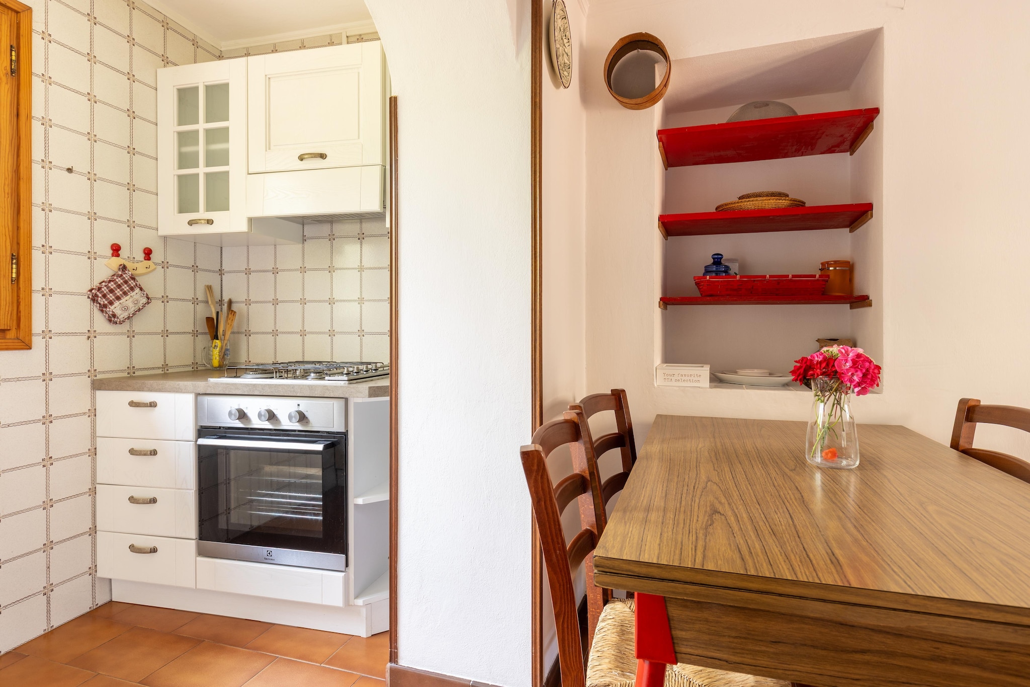 Appartamento Marliana-Keuken