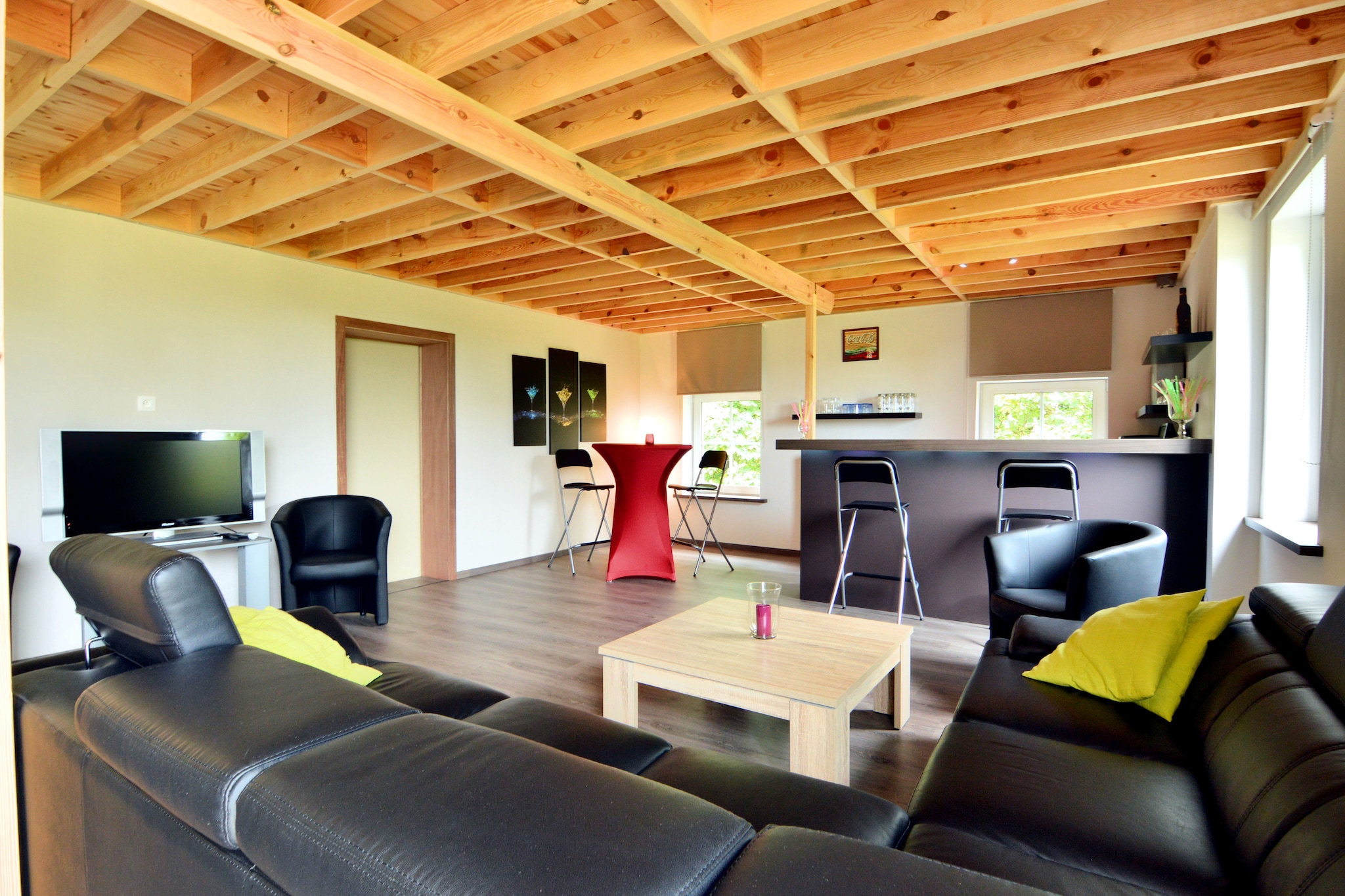 Located in Warempage near La Roche-en-Ardenne, this spacious villa is ideal for large families or groups seeking a peaceful getaway in the Ardennes. Just 5 km from the town center and surrounded by forest, it offers easy access to nature and local attractions. Guests can explore the medieval ChÃ¢teau FÃ©odal, kayak at the Barrage de Nisramont, or visit the Battle of the Ardennes Museum for a glimpse into WWII history. The nearby Parc Ã  Gibier is perfect for wildlife lovers and families.

The villa spans three floors and features seven bedrooms, including two with private bathrooms. It offers two kitchens, one with a bar and stereo unit, multiple living and recreation rooms with TVs and a DVD player, and three bathrooms. The property includes a large garden with furniture, barbecue, and ample parking for nine vehicles. Whether you're cooking in the fully equipped kitchen or relaxing in the cozy sitting rooms, the home is designed for comfort and connection.

Dining options within 7 km include Chez Henri for traditional Ardennes cuisine, SignÃ© Jeanne for generous Belgian dishes, and Restaurant Lâ€™ApÃ©ro, known for its cozy ambiance and seasonal flavors.