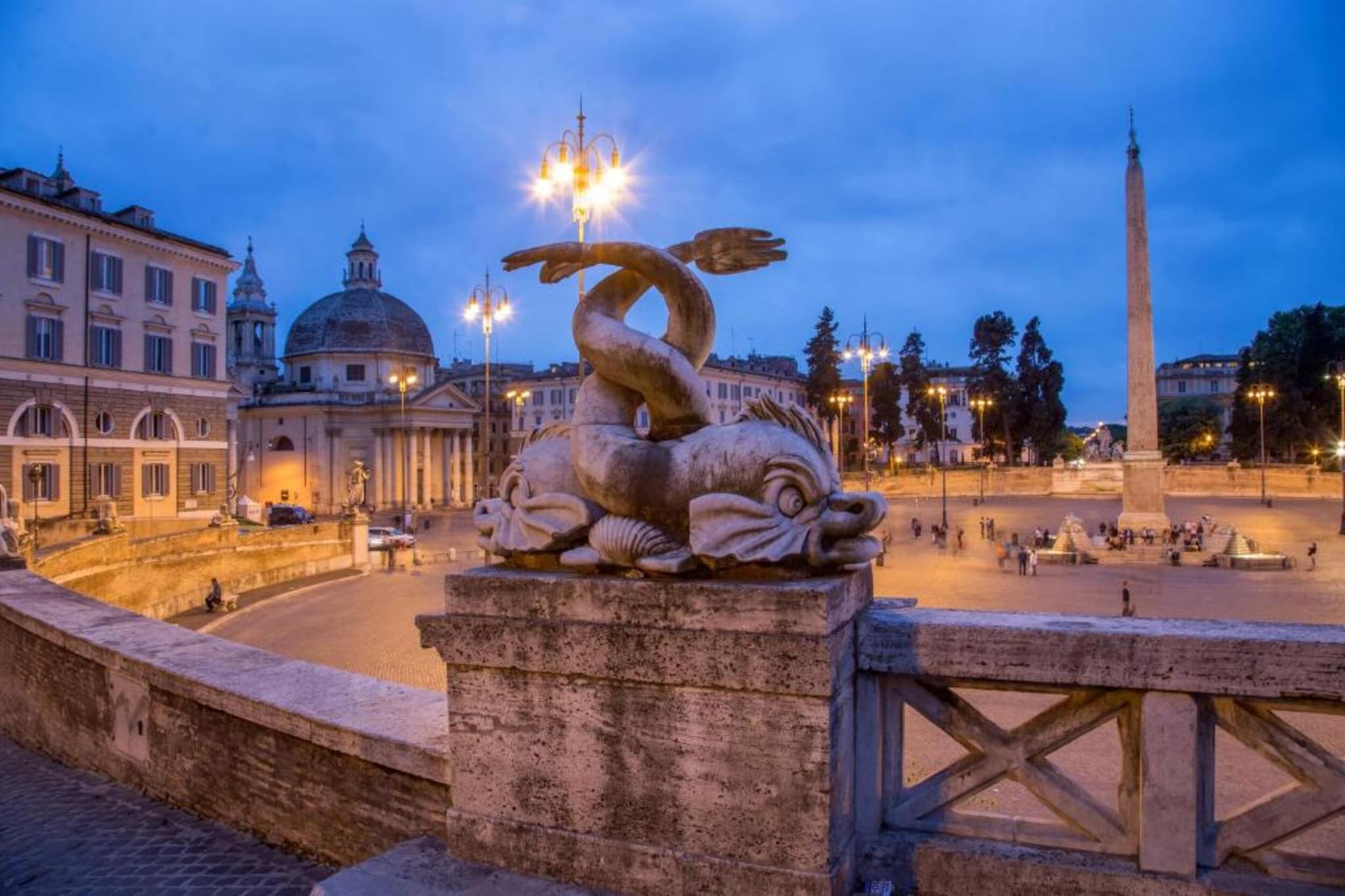 Piazza del Popolo-Gebiete Sommer 5 km