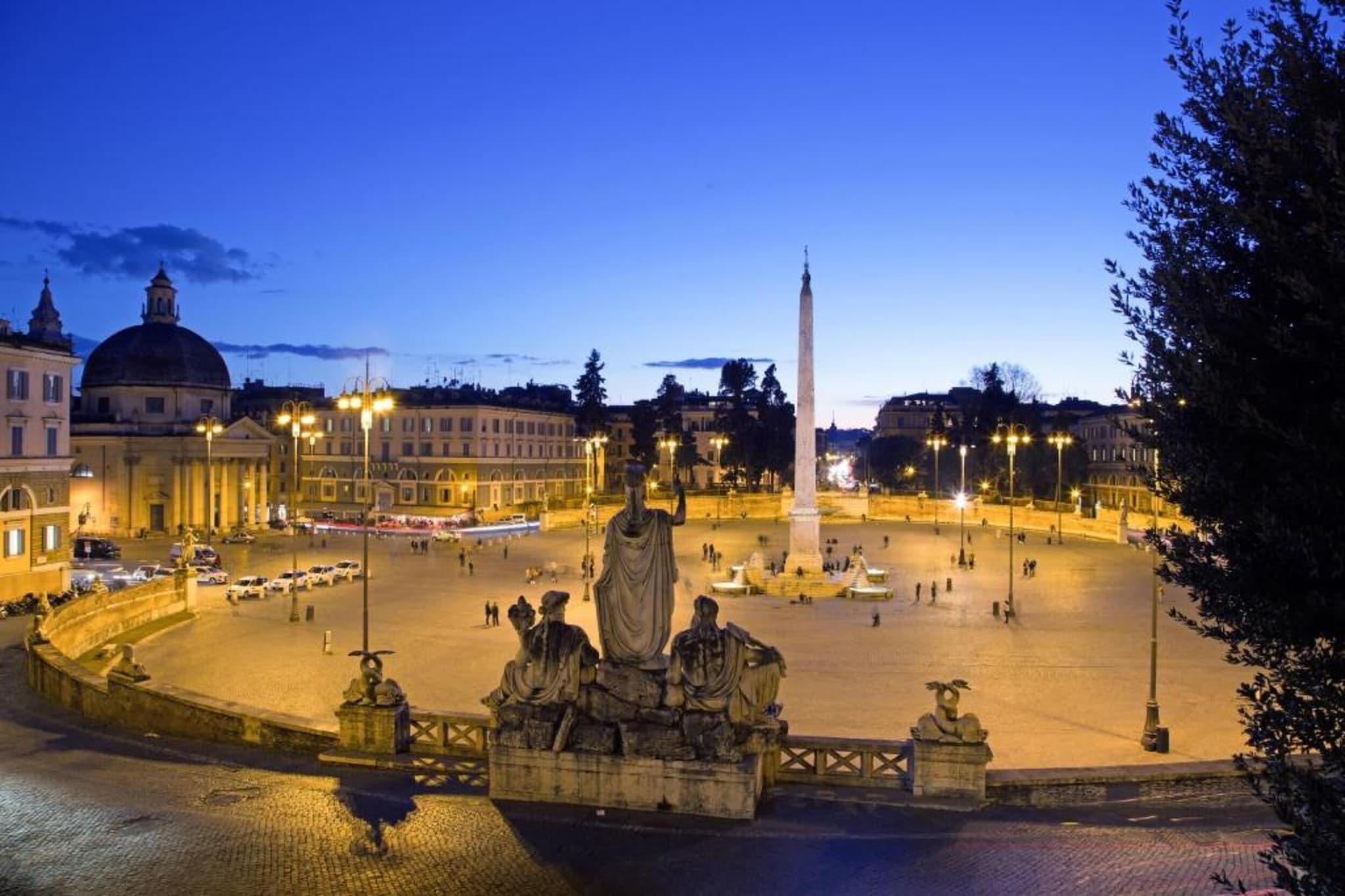 Piazza del Popolo-Gebiete Sommer 5 km