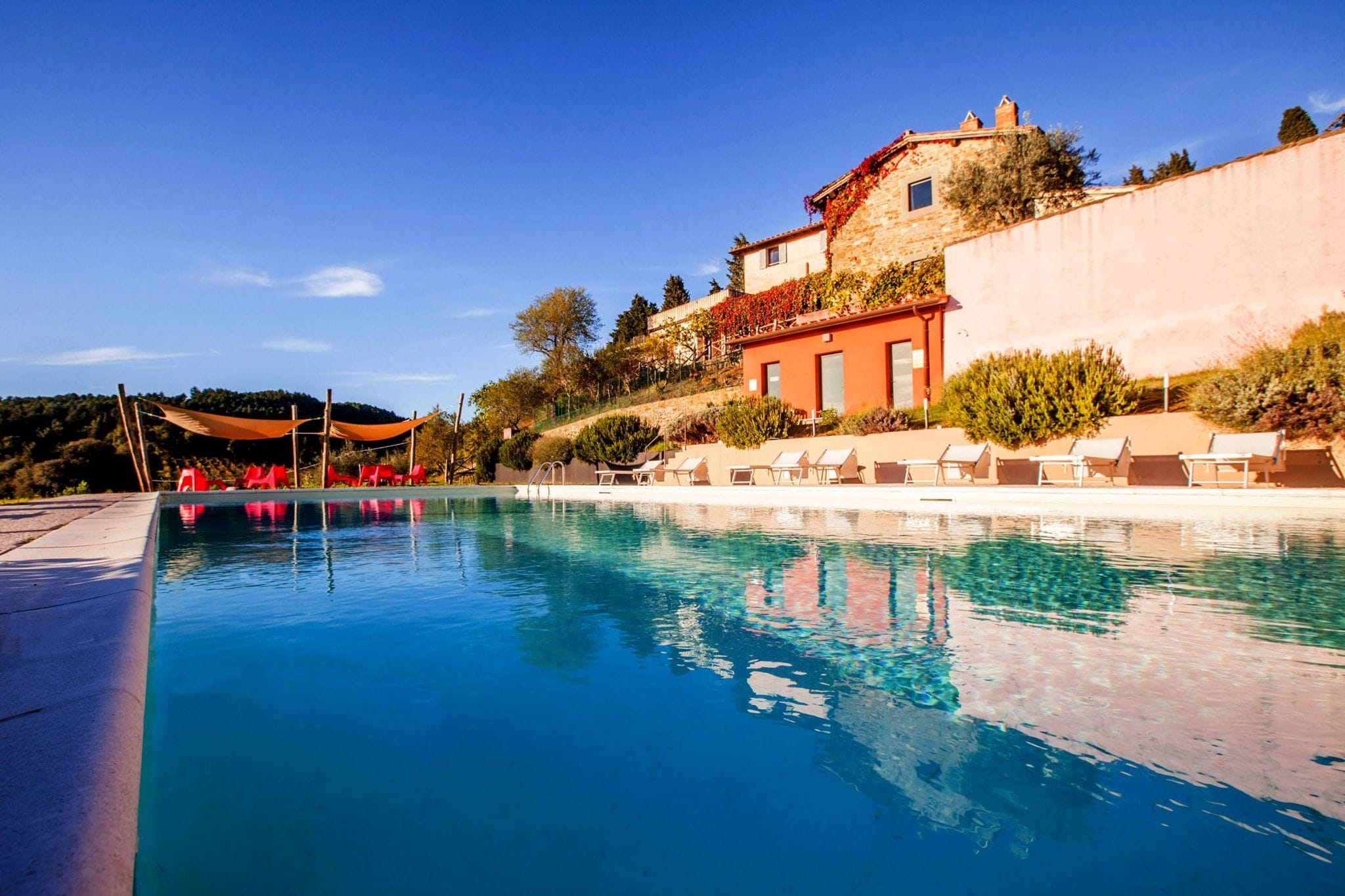 Maison de vacances à Pelago en Italie avec piscine et sauna