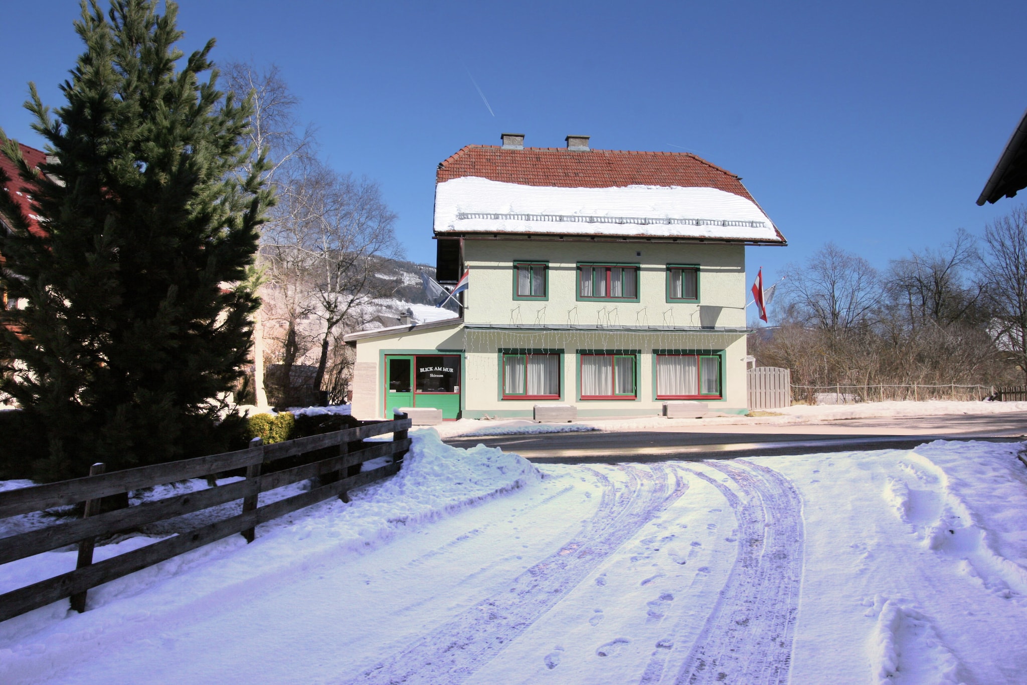 Apartment Blick am Mur - Exterieur winter