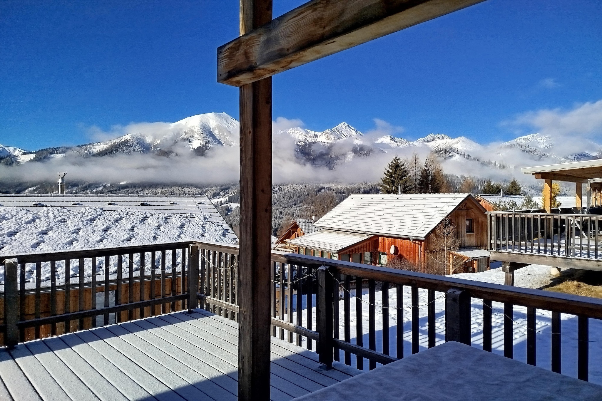 Chalet Hüttenzauber - Uitzicht winter