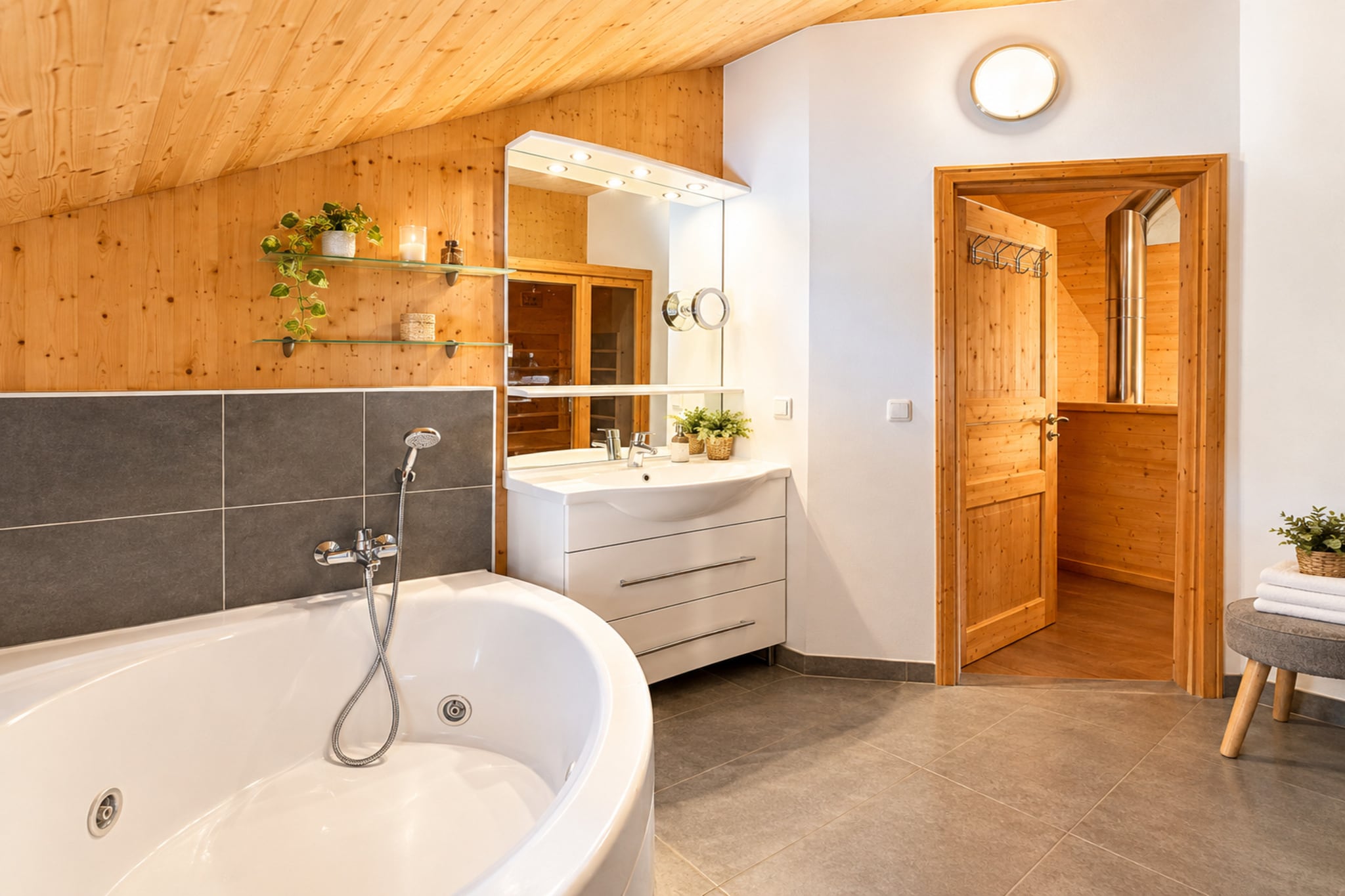 Chalet Hüttenzauber - Badkamer