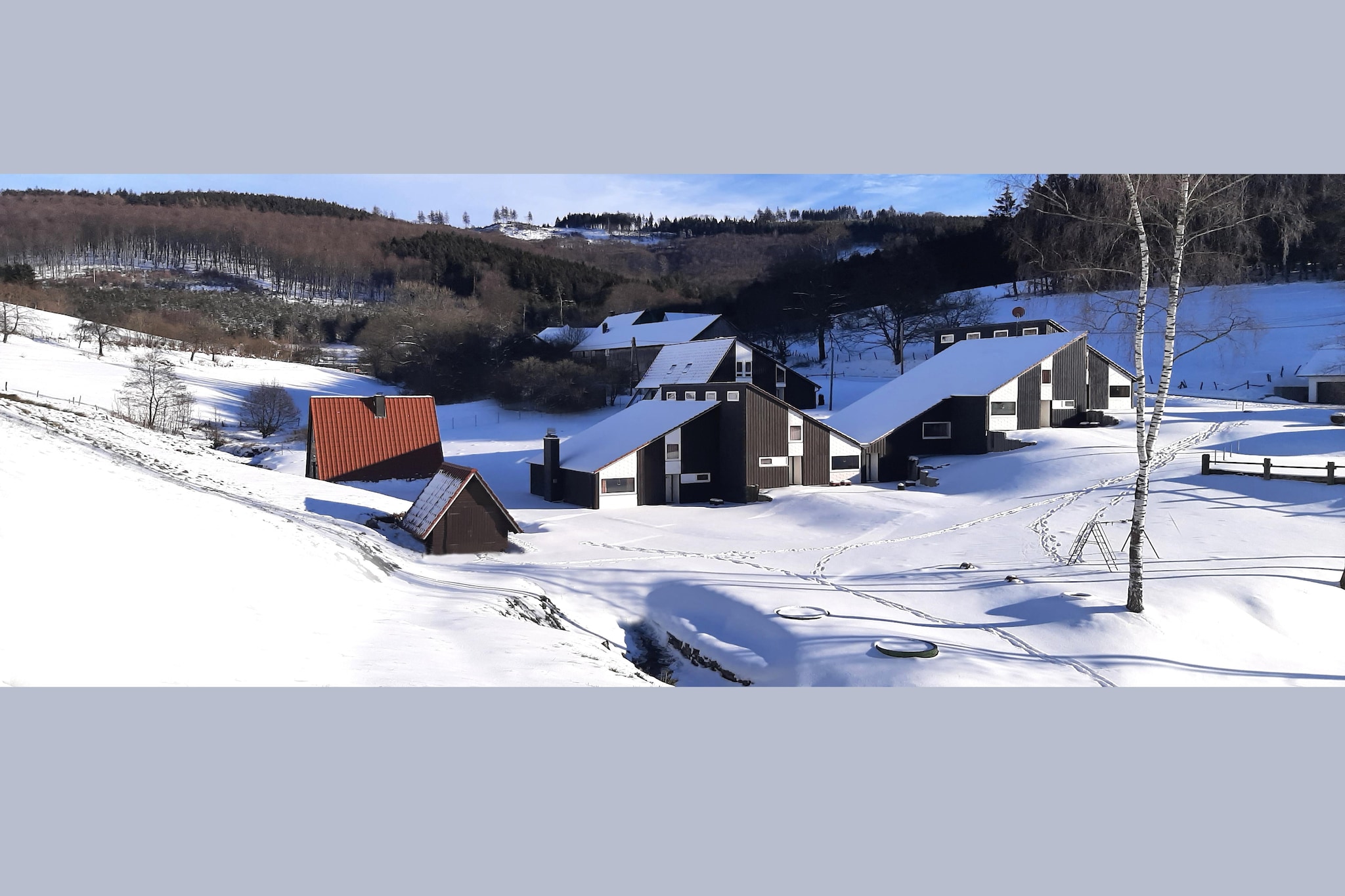 Wieselbau-Exterieur winter