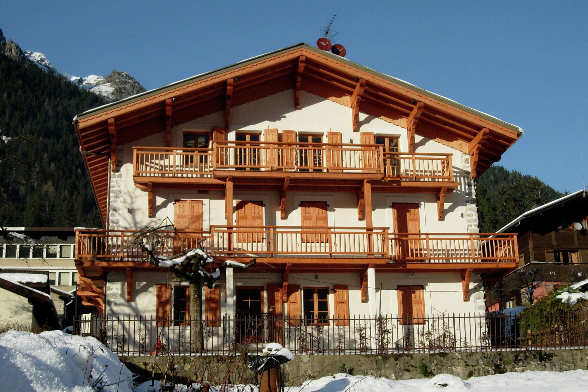 Ferienwohnung in Chamonix, Frankreich mit Mont-Blanc-Blick