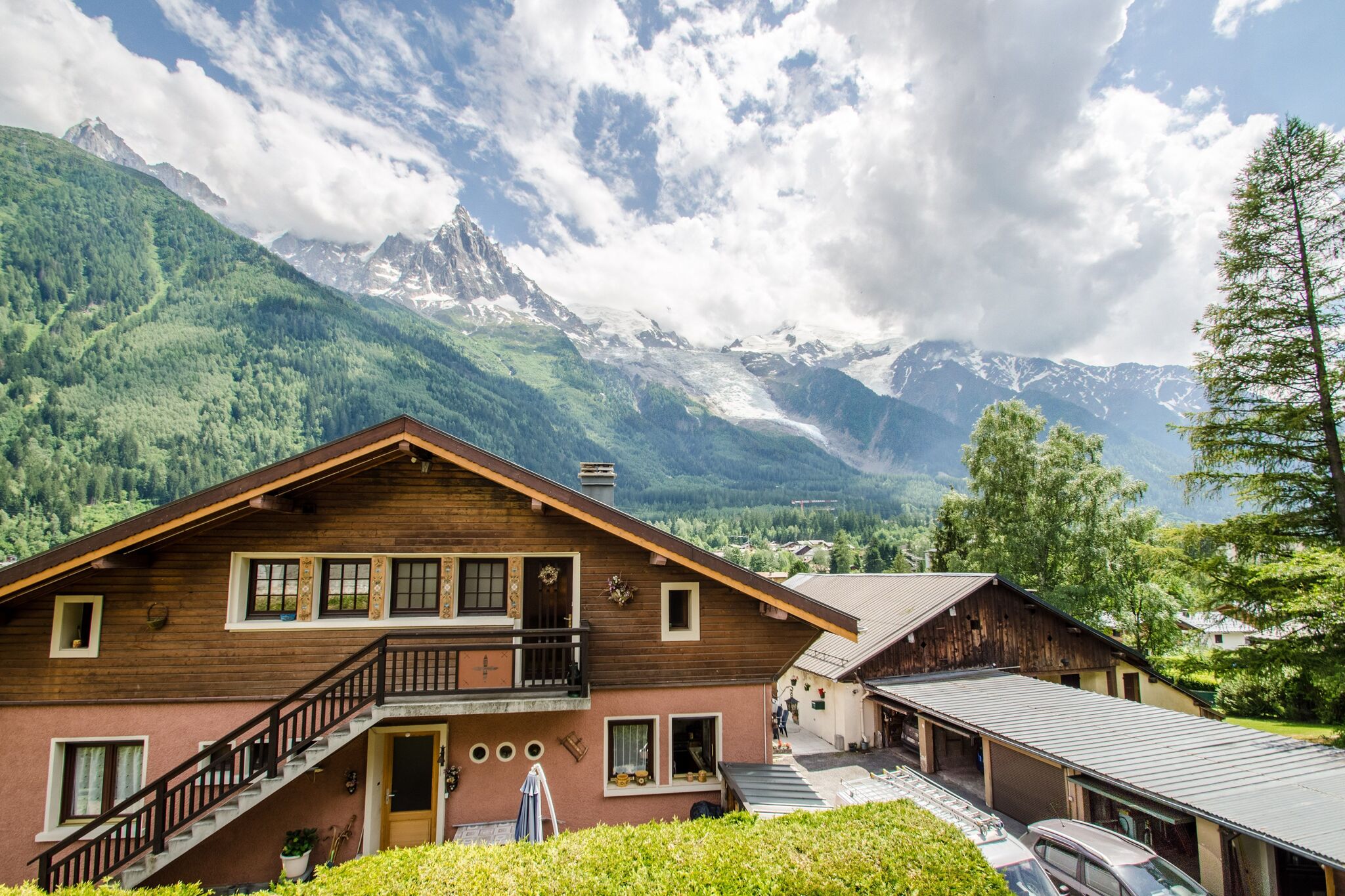 Luxe duplex appartement in Chamonix met skiberging