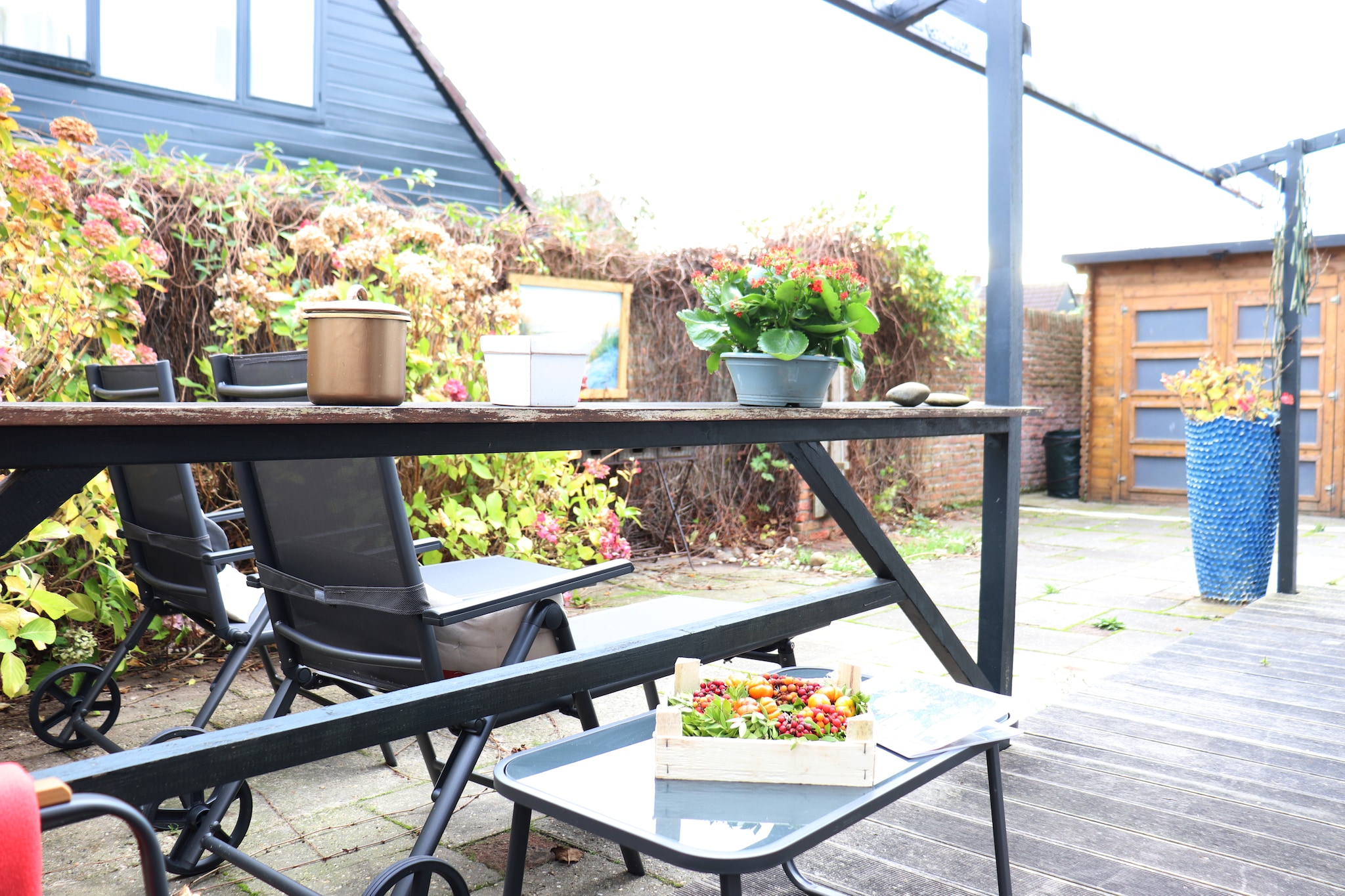 Marie aan Zee-Terrasse/Balkon