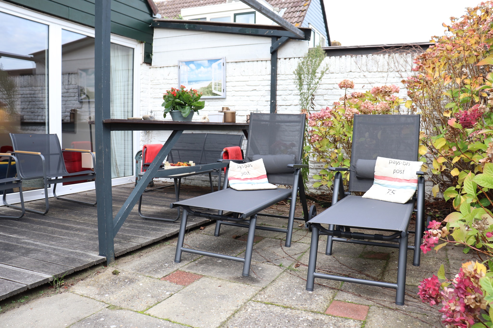 Marie aan Zee-Terrasse/Balkon