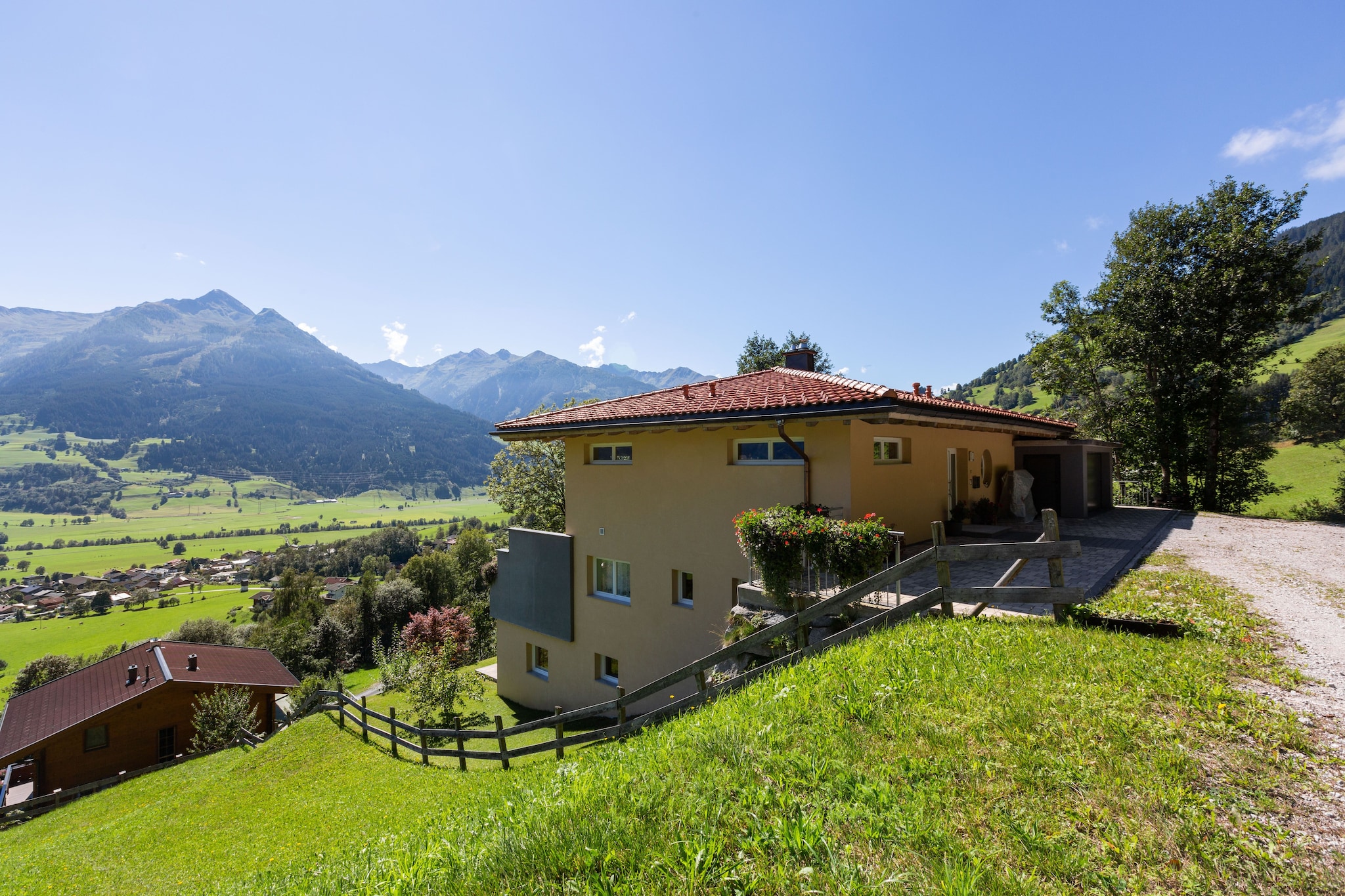Bright flat close to the ski area