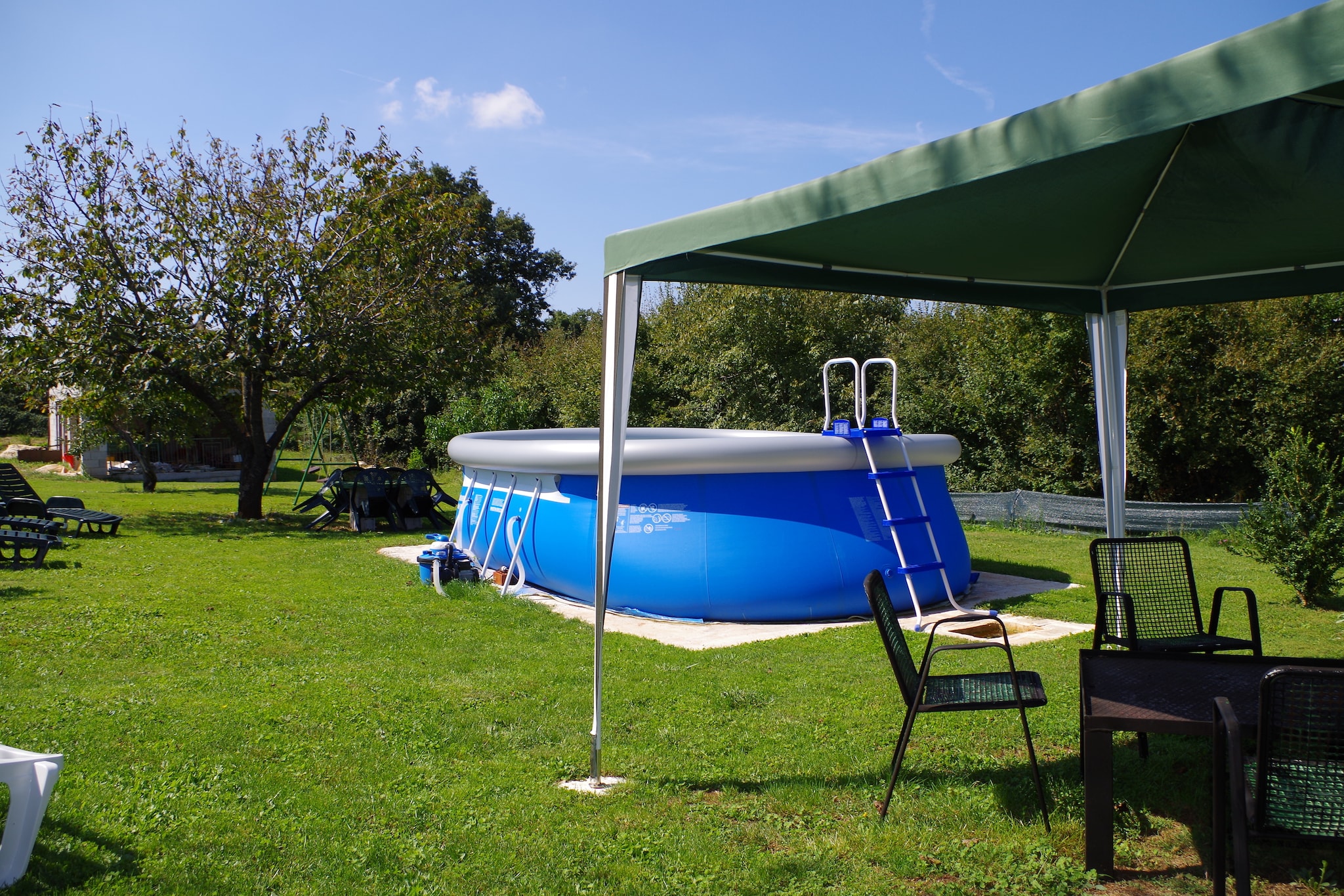 Located in the gorgeous countryside of Croatia in the city of Skitaca-Sajiniis, this amazing apartment shall keep you cosy and happy. Free Wi-Fi will allow you to plan your long holiday here.

The best part is the place offers the best of both worlds as you can reach the town in 10 minutes of walk where you can find endless options to dine, shop and booze. The sea beach is a short drive away, where you can spend your day and soak some sun. Forest is a walk away to experience the tropical wilderness here.

The house adorns modern dÃ©cor and offers a double bed in each room and a bathroom with bathtub. If you don't wish to eat outside, you can prepare your own meals in the fully equipped kitchen. Shared Swimming Pool will let you dive in and kick those holiday calories. Shared Garden and Terrace are spots in nature to enjoy yourselves.

Pula Airport is 23 km away.

About Belvilla

When you stay in a Belvilla home, you can rest assured of a unique holiday home in ideal surroundings at an attractive price. The portfolio of accommodations consists of more than 40,000-holiday homes in 20 European countries. Interested in a weekend getaway, a summer or winter sports holiday or simply a short break? Do you prefer the coast, the countryside or the mountains? Whatever your preference, there is a Belvilla home to meet your needs, from a cosy gÃ®te for two to a castle big enough for the entire family, from an apartment in the heart of Rome to a cabin in the middle of nowhere, from a simple tree house to a luxury dream villa and from close to home to the other side of Europe.

A Belvilla home gives you the freedom to enjoy breakfast in your pyjamas or continue a good conversation into the morning hours without having to worry about the bar's closing time. Prepare gourmet meals with fresh local ingredients in your own kitchen and take advantage of having your own swimming pool to do as many cannonballs as you want! In other words, you can enjoy complete privacy in your home away from home.