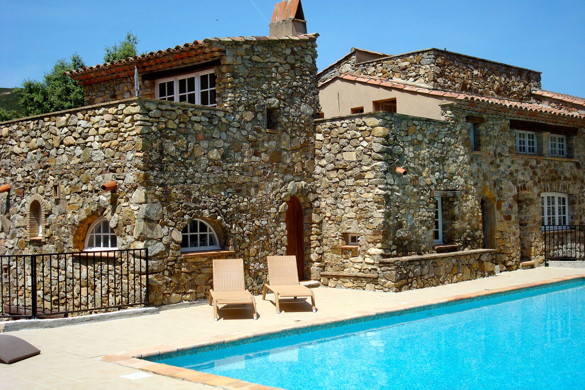 Maison de vacances patrimoniale au Plan-de-la-Tour, piscine