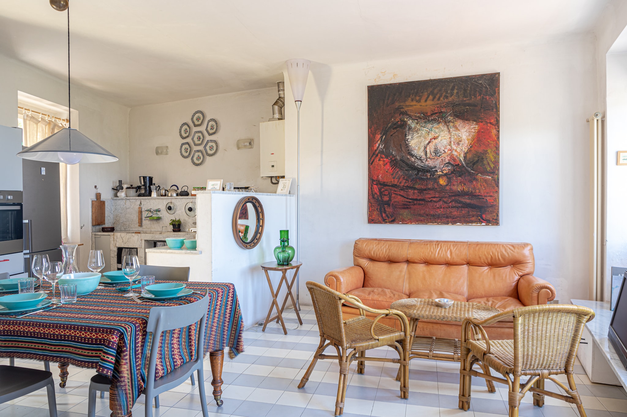 Located at the top of the village, this 1-bedroom holiday home with views over the sea and the lush greenery is in Lerici. It has cozy interiors and is perfect for newlyweds or couples on a romantic holiday.Lerici is a mythical spot, with a carefree atmosphere, well-heeled shoppers, and a picturesque fishing port. With markets selling everything you can imagine, good restaurants serving fish or pizza, ice cream parlors, and an old castle, Lerici is a beautiful seaside town. In only 1 km from the holiday home, you arrive at the sea, full of activities. There is a golf course at 1.7 km to relive your sports routine. Your holiday home has simple, inviting, and sun-drenched interiors, which make you feel at home immediately. From the large panoramic windows, you can enjoy bay views all day long. You can cook together, watch movies, and share life experiences in privacy here.The nearest train station is 10.3 km and the nearest airport is 72.4 km from the holiday home.