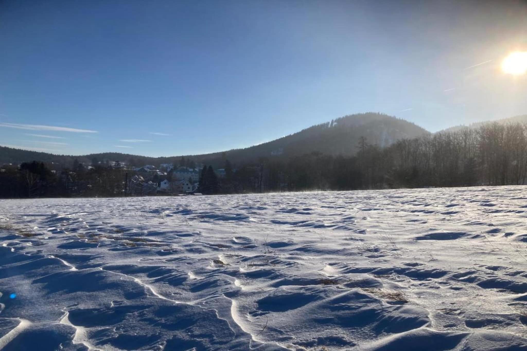 Sonnenschein-Gebied winter 20km