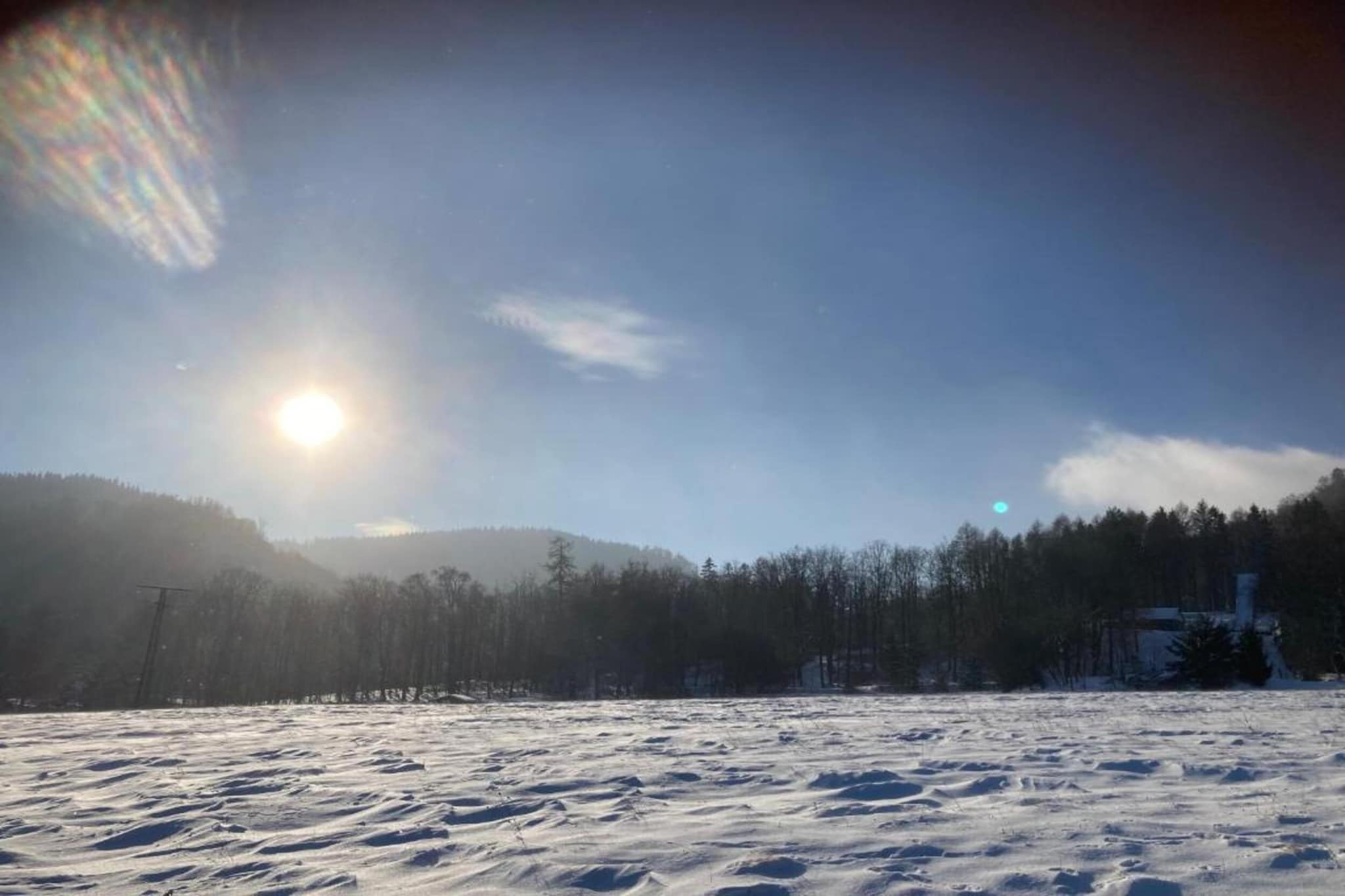 Sonnenschein-Gebied winter 20km