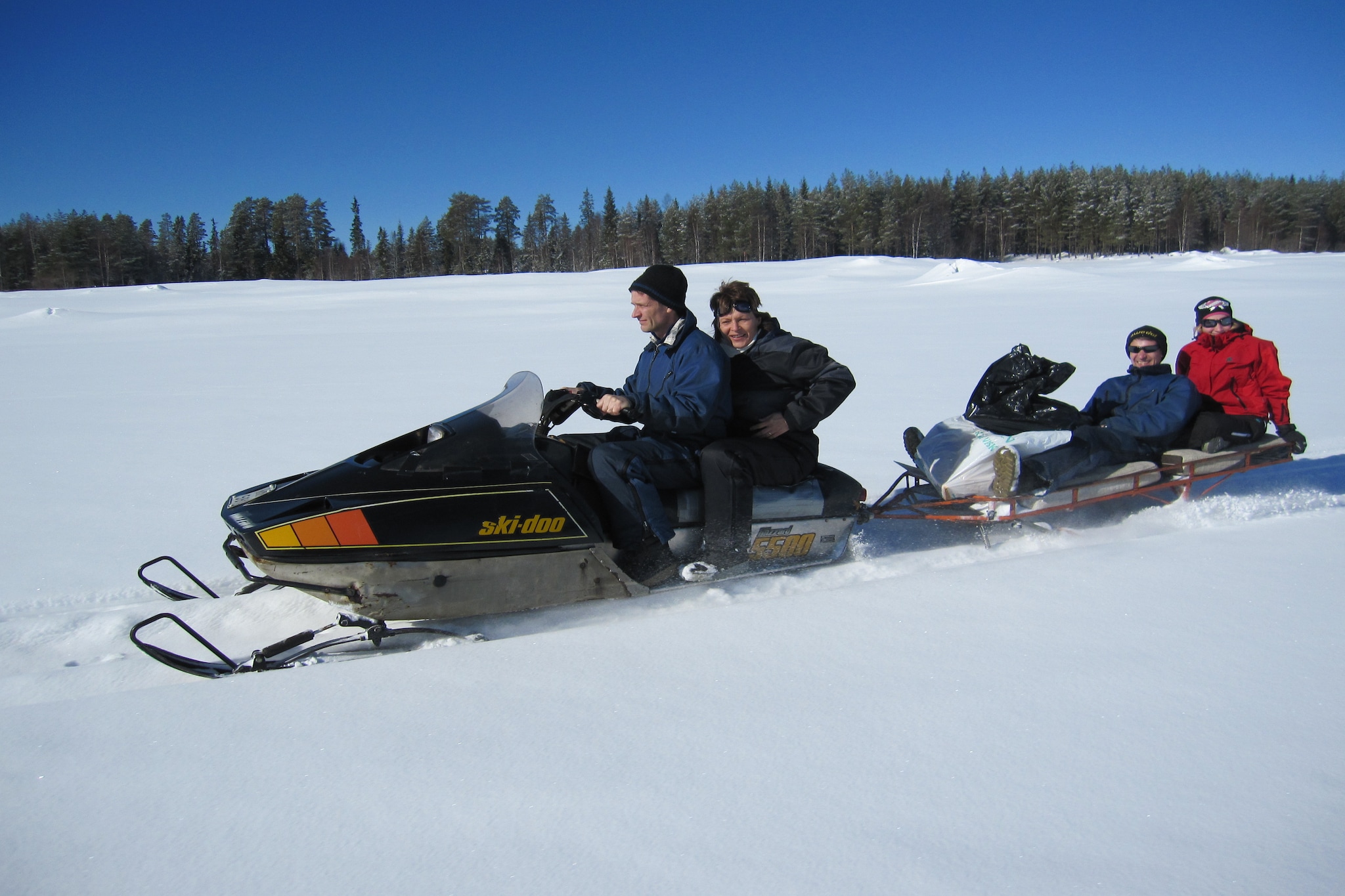 Letafors Herrgård-Gebied winter 5km