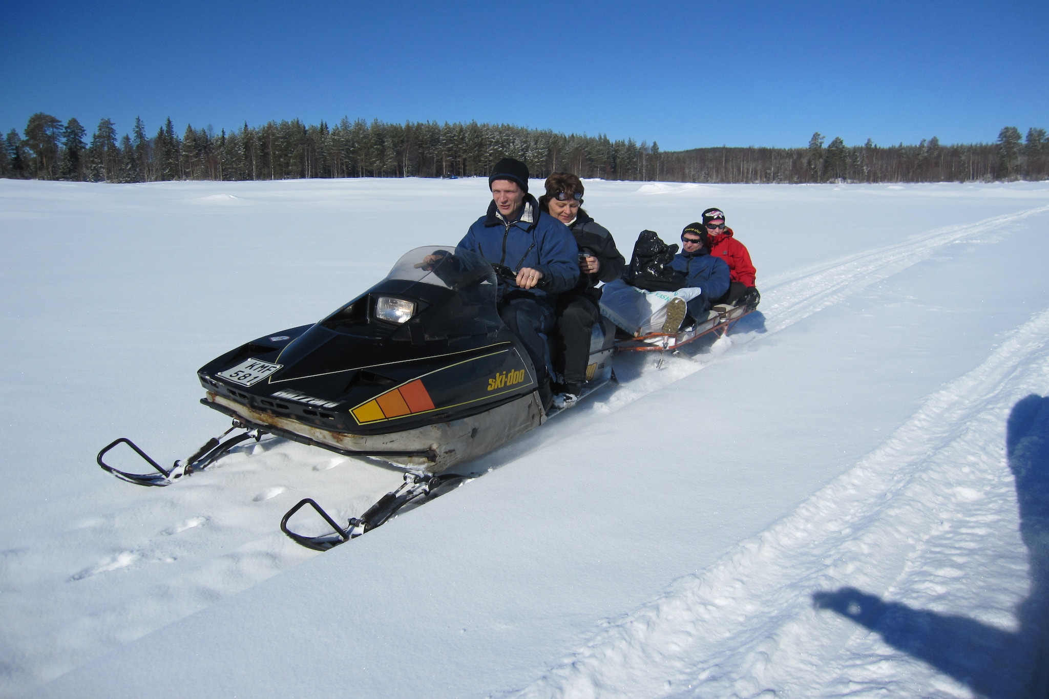 Letafors Herrgård-Gebied winter 5km