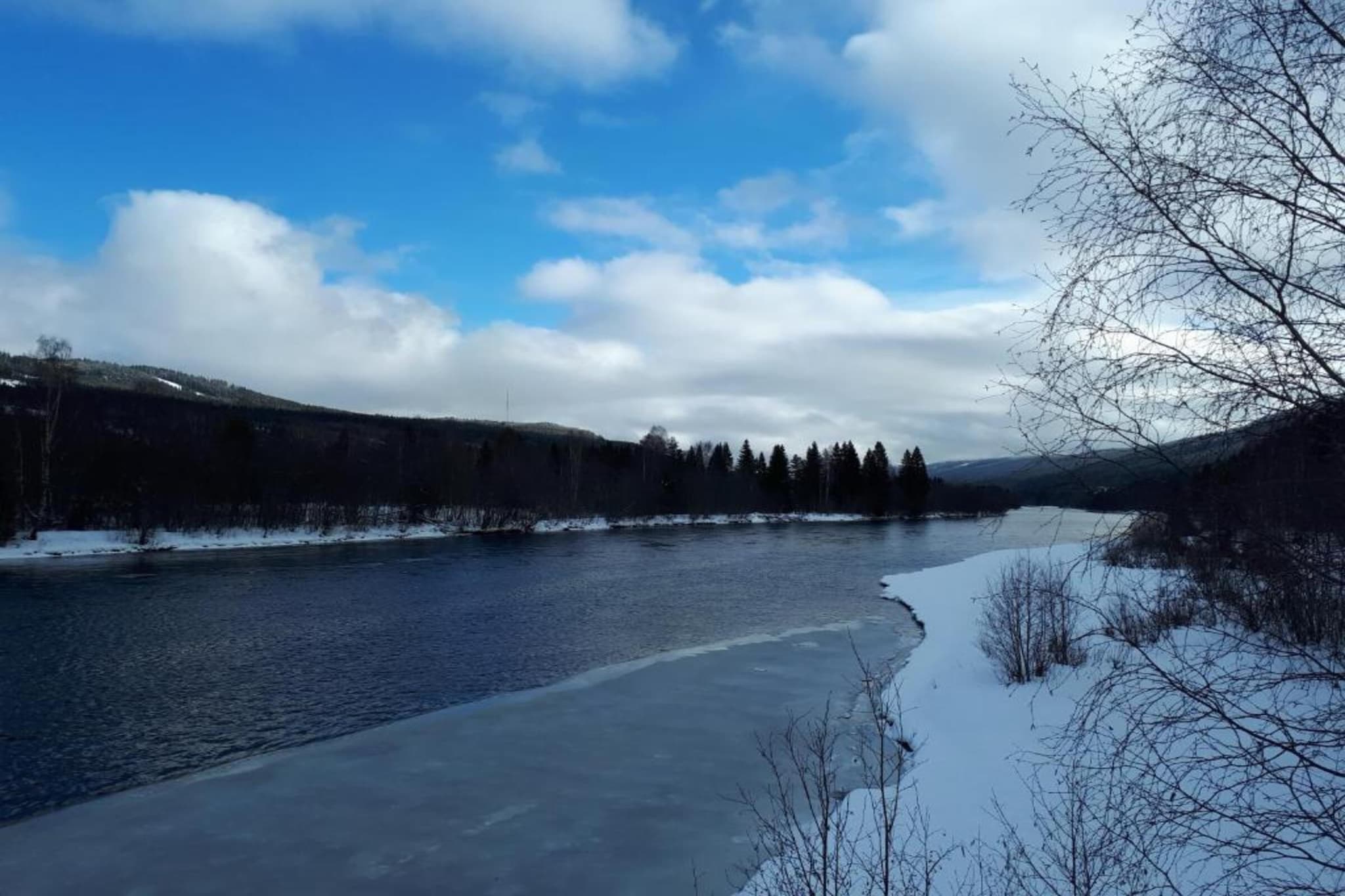 Letafors Herrgård-Gebied winter 20km